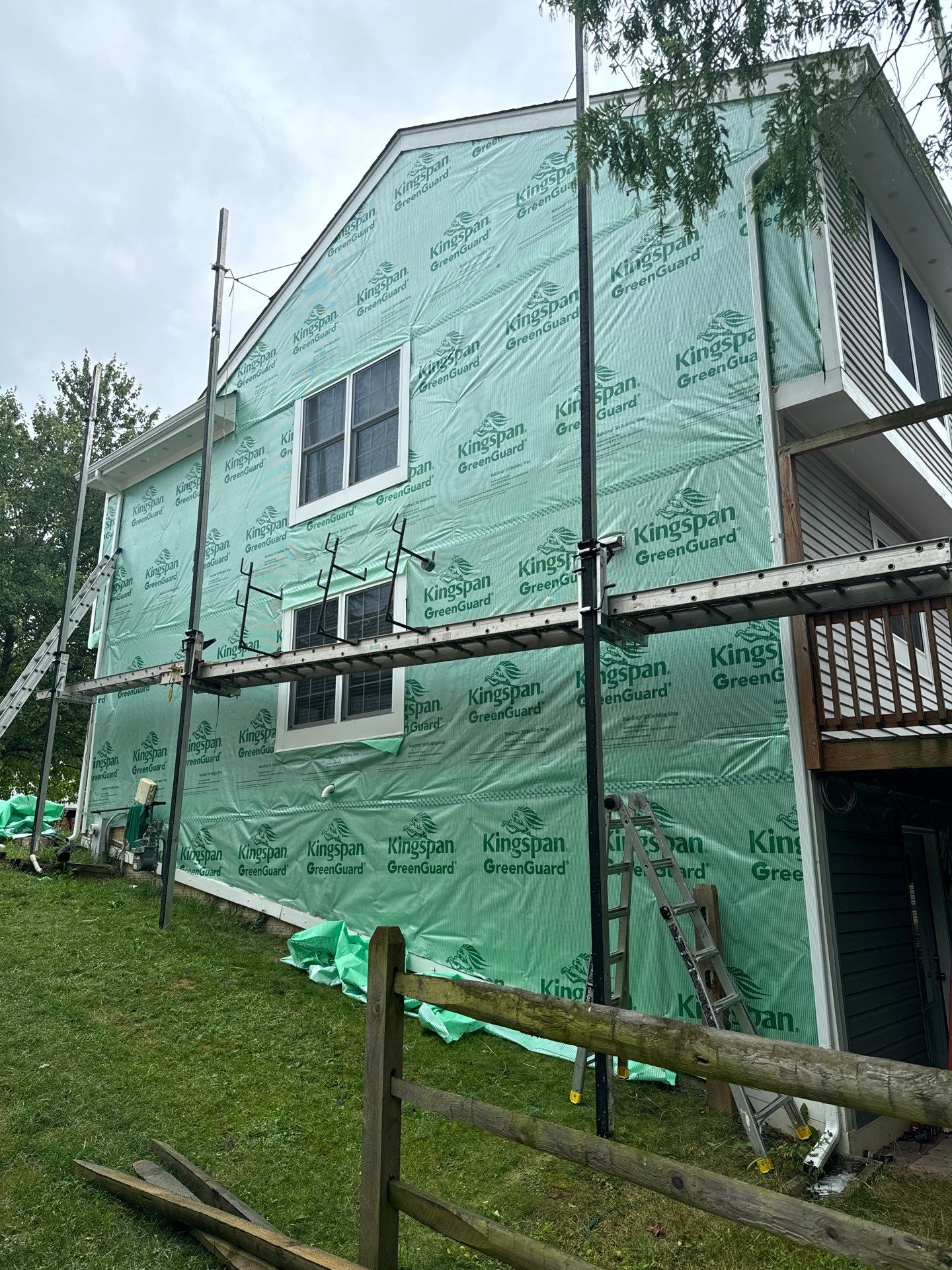New Prodigy siding with One-piece insulated siding system & Exterior painting   by Alpha Design Services