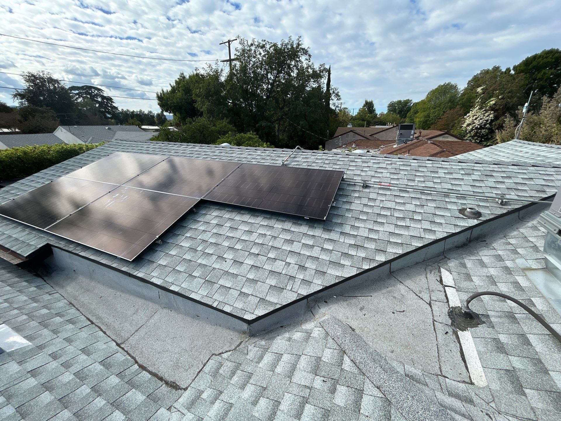 Residential Solar Panel Installation and Electrical Service Upgrade in Los Angeles by AWS Solar