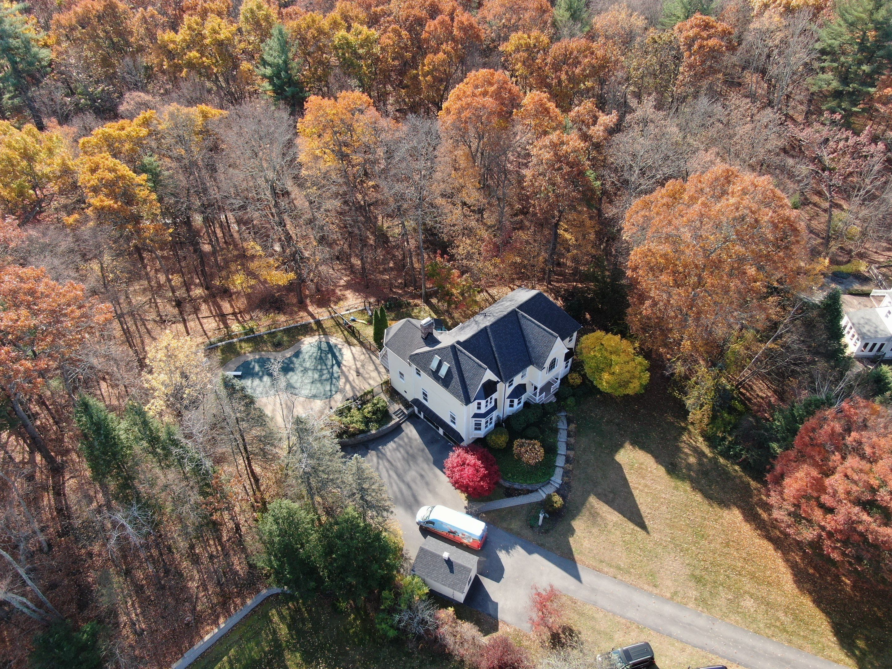 New Roof, Skylights, and Metal Accent Roof Installation in Groton by Mighty Dog Roofing of Greater Middlesex County