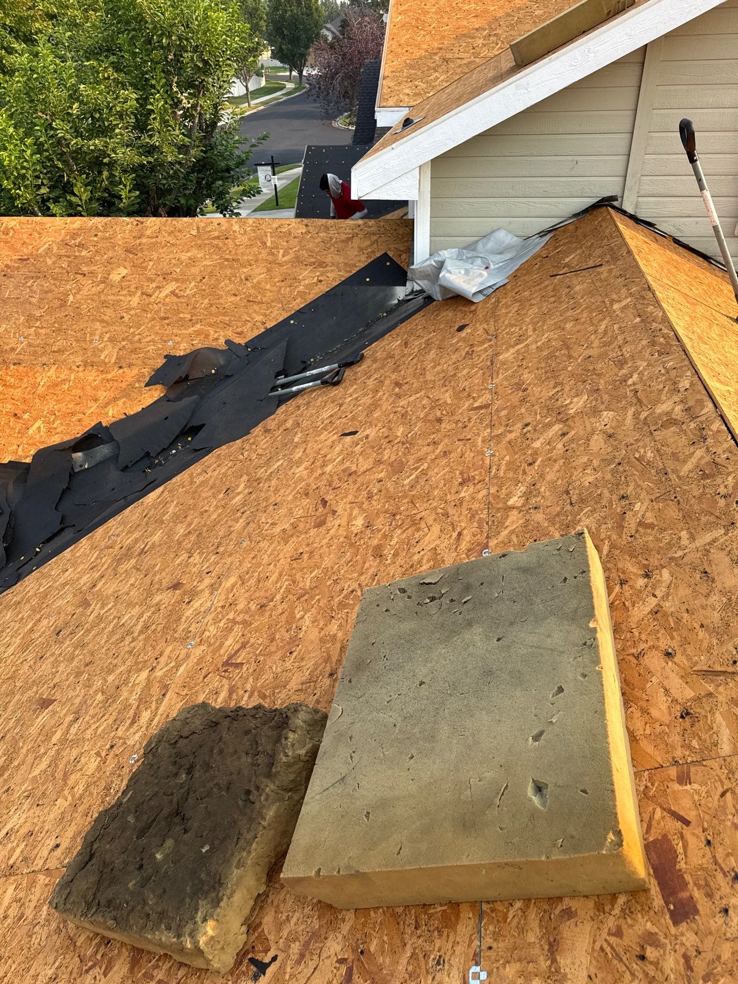 Meridian Residential Roof Replacement Using Dark Gray Architectural Shingles by Olive Roofing