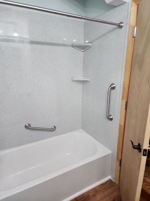 Bathroom Remodel using Bathtub