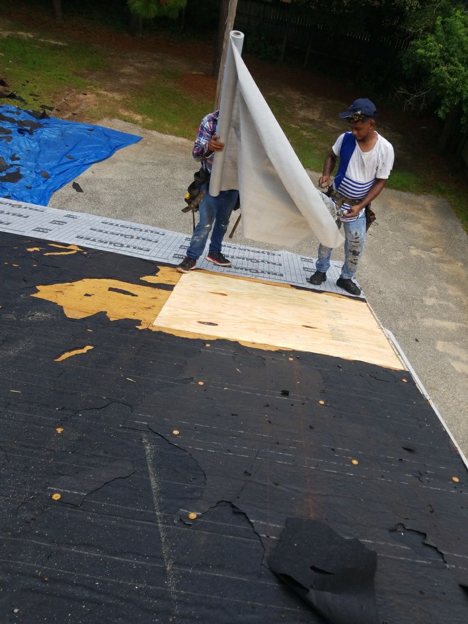 Residential Roofing Installation using Roof Replacement by American Roofing & Construction LLC