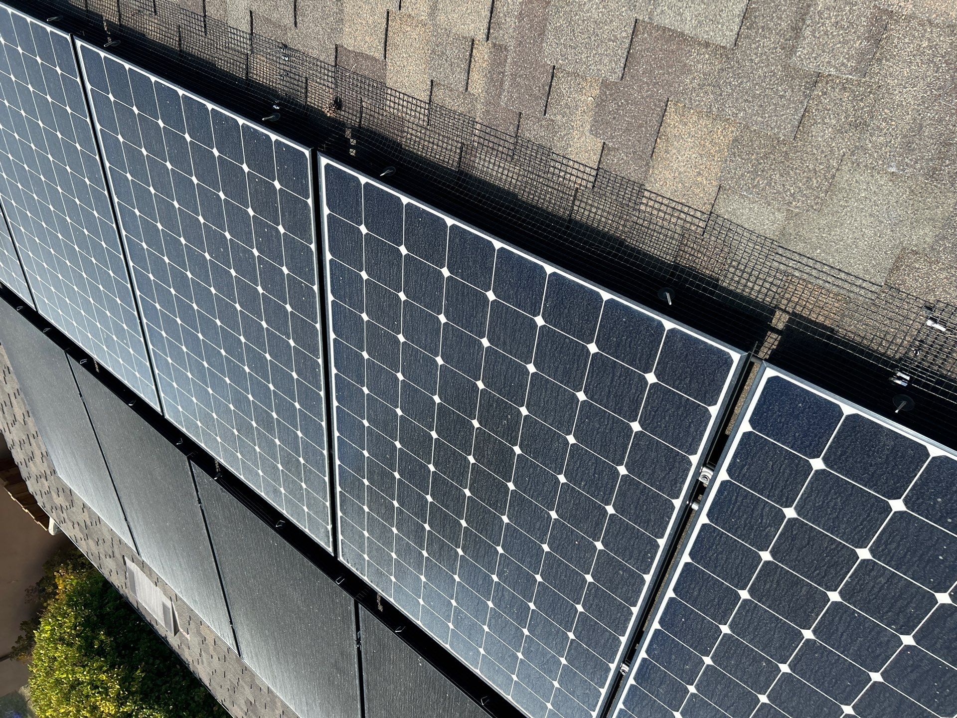 Solar Panel Critter Guard Installation by All One Solar Shine