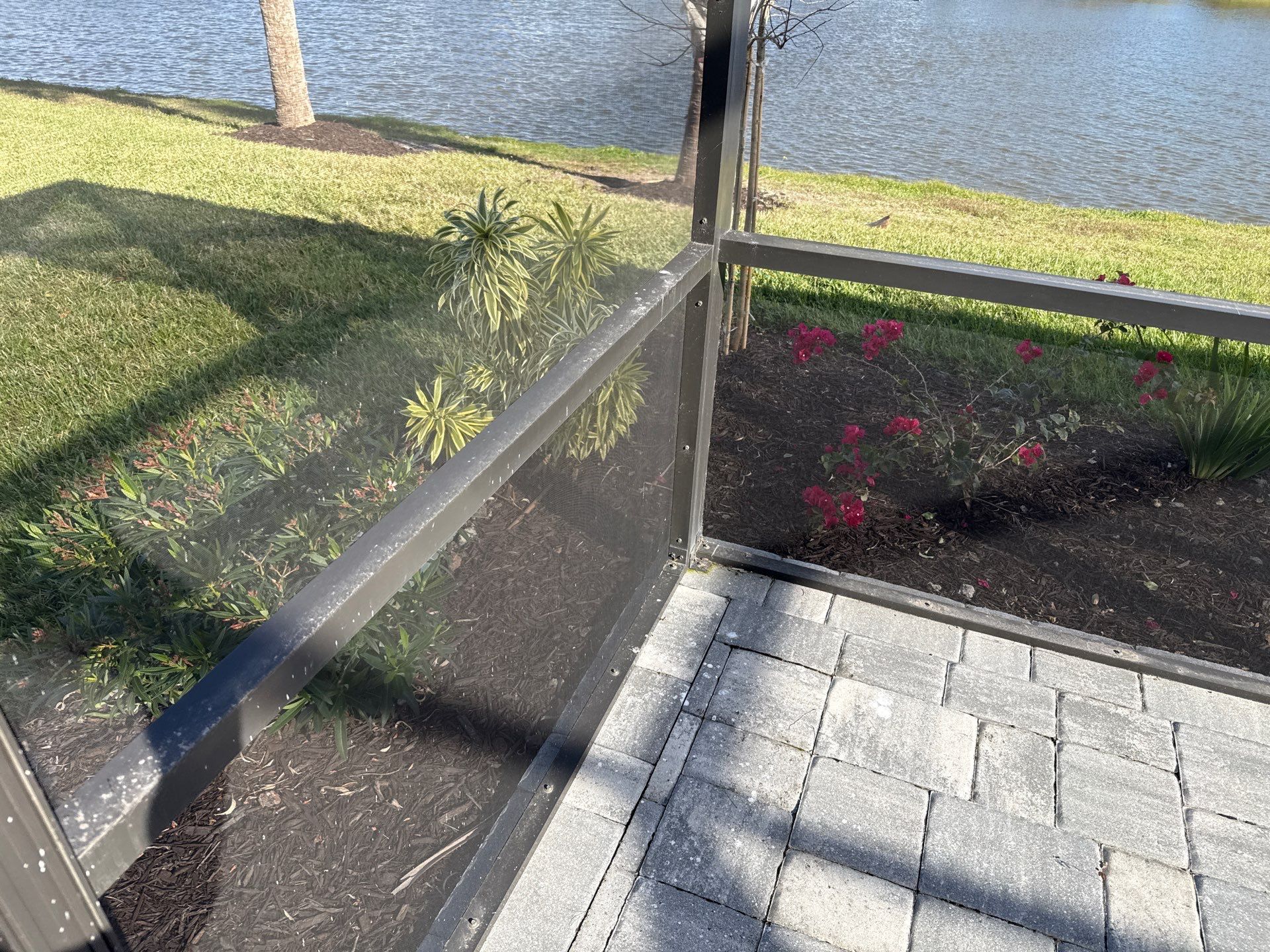 Pool Cage Screen Enclosure Cleaning in Canoe Creek – Parrish, FL by Sunshine AquaWash
