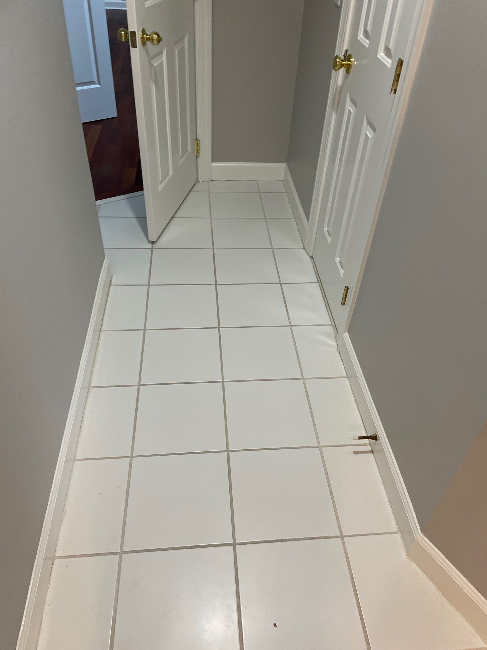 Bathroom Remodel using Schluter by Footprints Floors of Coastal Carolina