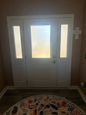 Sand Blast Front Door in Jacksonville, NC