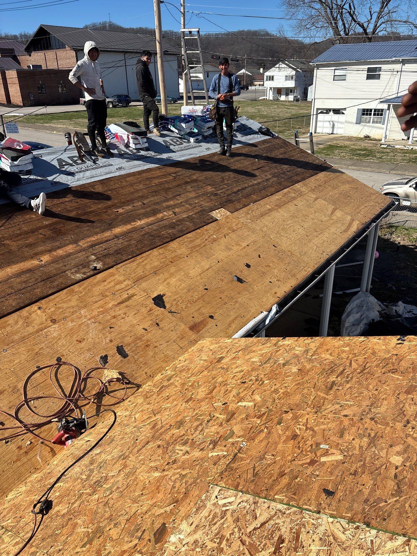 Residential Roofing Installation using GAF Timberline HDZ Pewter Gray by Rainstoppers Roofing