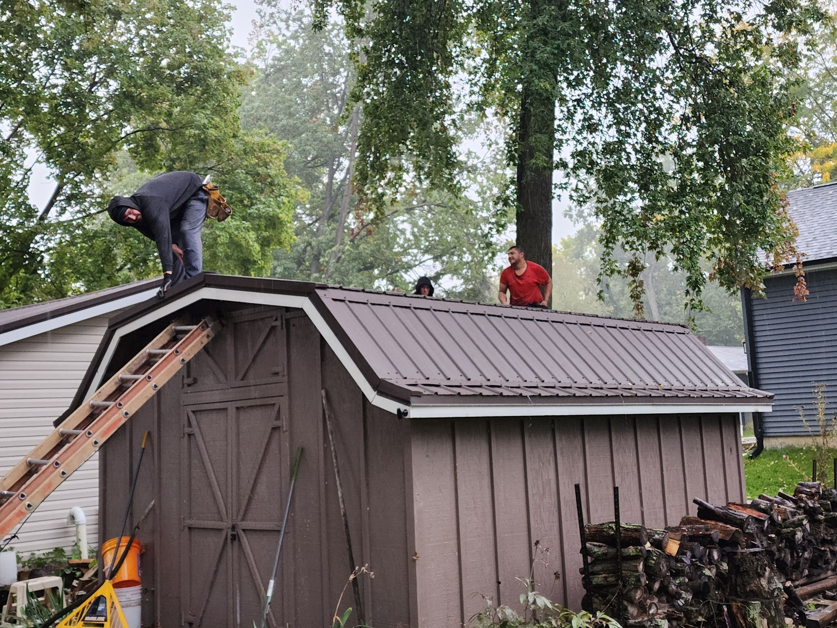Metal Shake Shingle Roof on Loon Lake in Columbia City, Indiana by 4Ever Metal Roofing