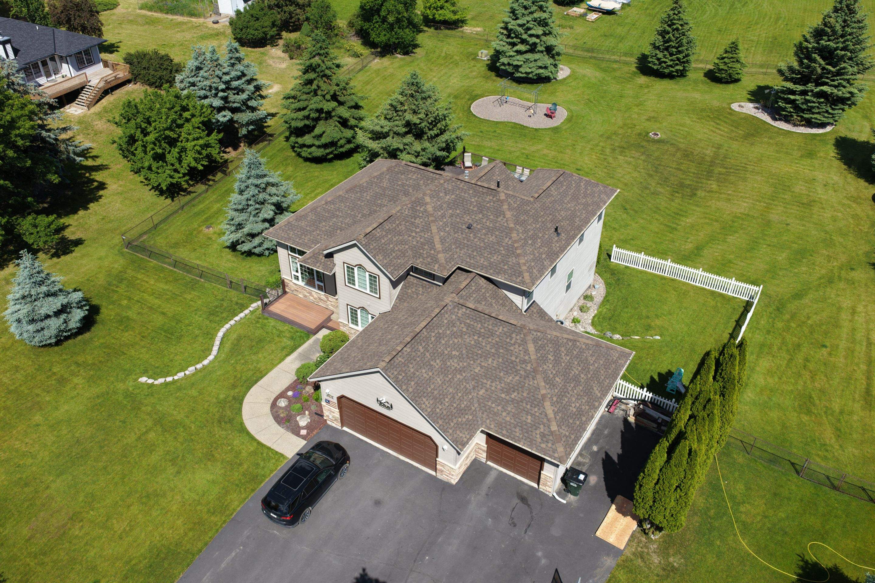 Roof Replacement using GAF Timberline HDZ - Chestnut Valley by Montana Roofing Solutions