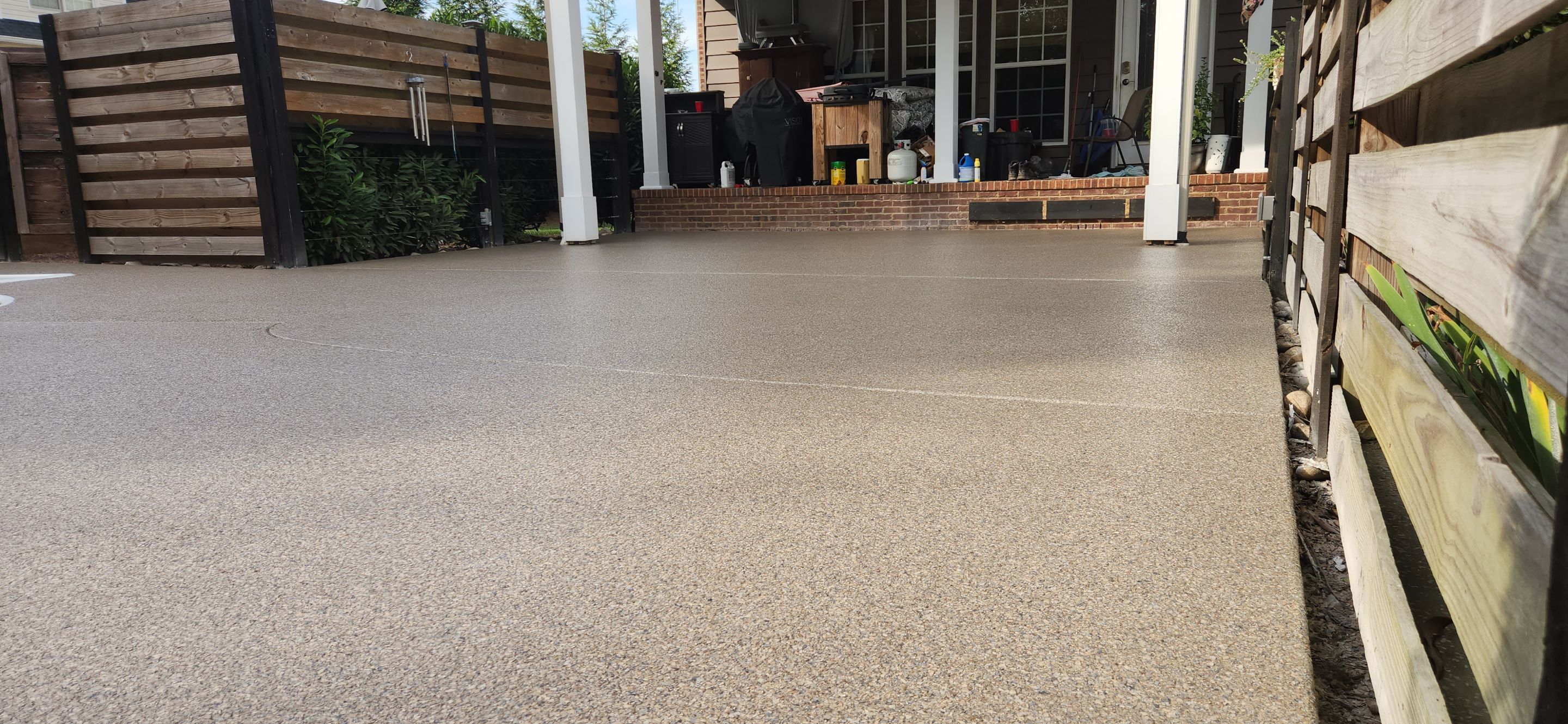 Pool Deck using Obsidian by Elite Floor Solutions