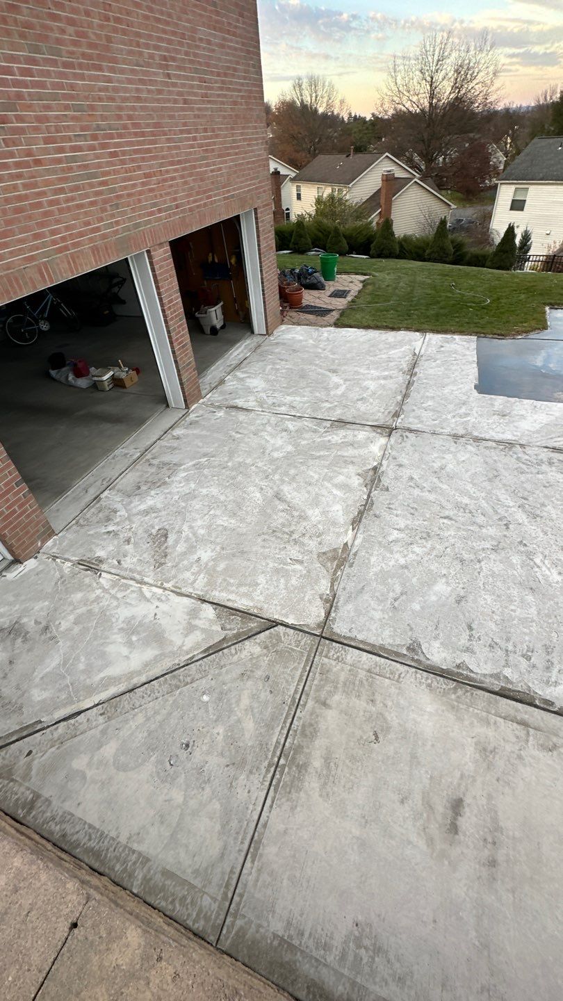 Twilight Driveway Project in Bridgeville by Floors in a Day, Inc