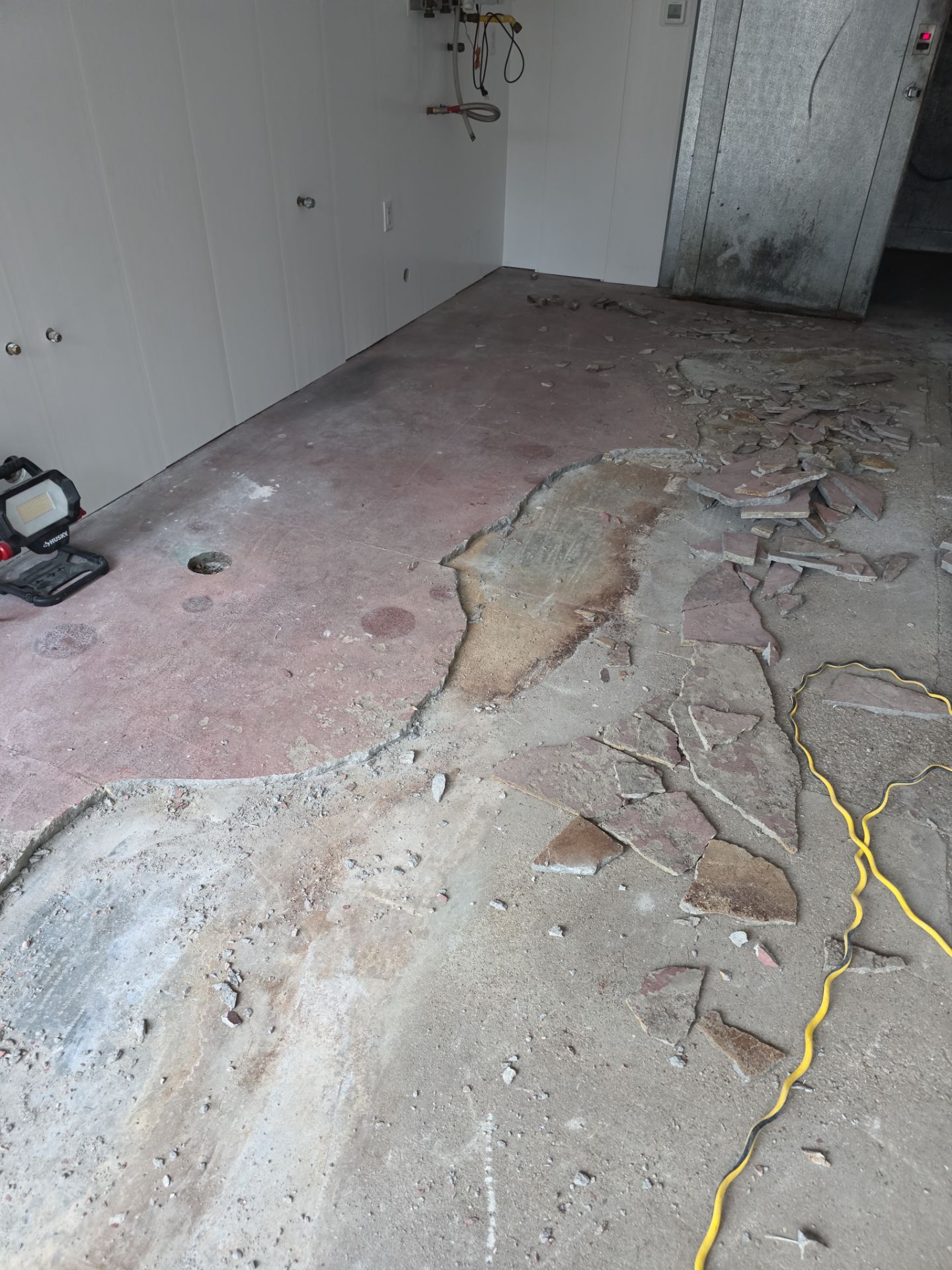 Industrial Red Quartz Polyurea Floor Installation for Atascadero Brewery by MGP Coatings