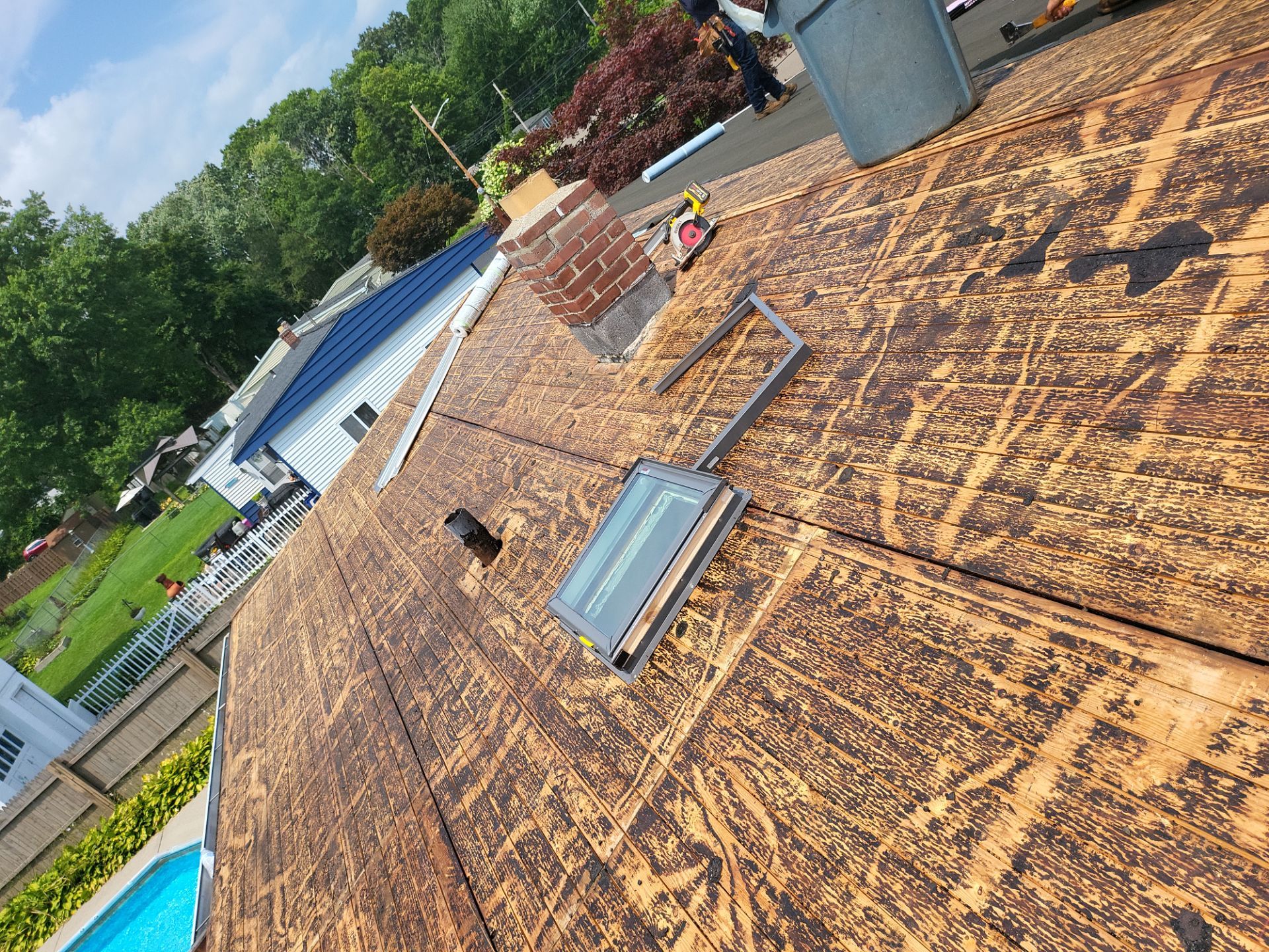 Residential Roofing Installation using Owens Corning TruDefinition Duration AR - Estate Gray by A Plus Exterior