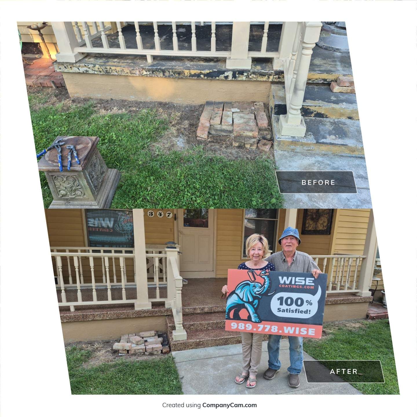 Project in Durand by Wise Coatings of Central Michigan