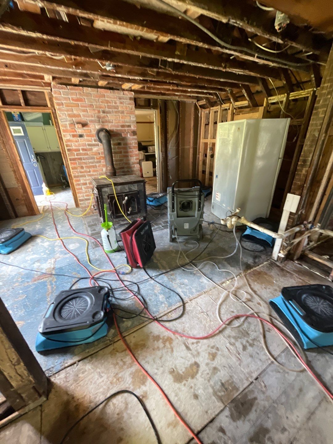 Project in Croswell by EzDry Water Mitigation & Property Restoration