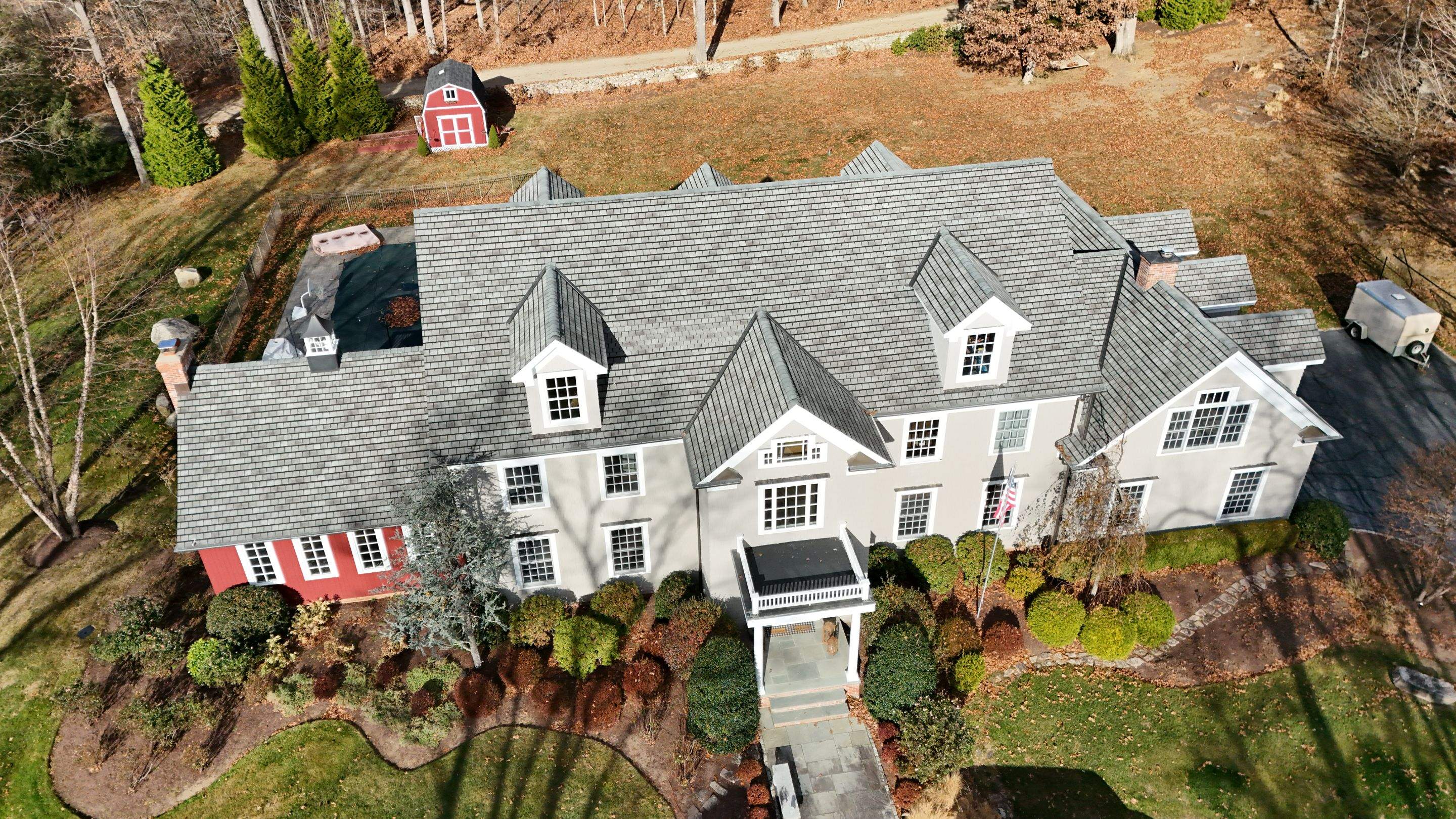 Project in Easton by The Energy Efficient Roofer & George's Seamless Gutters