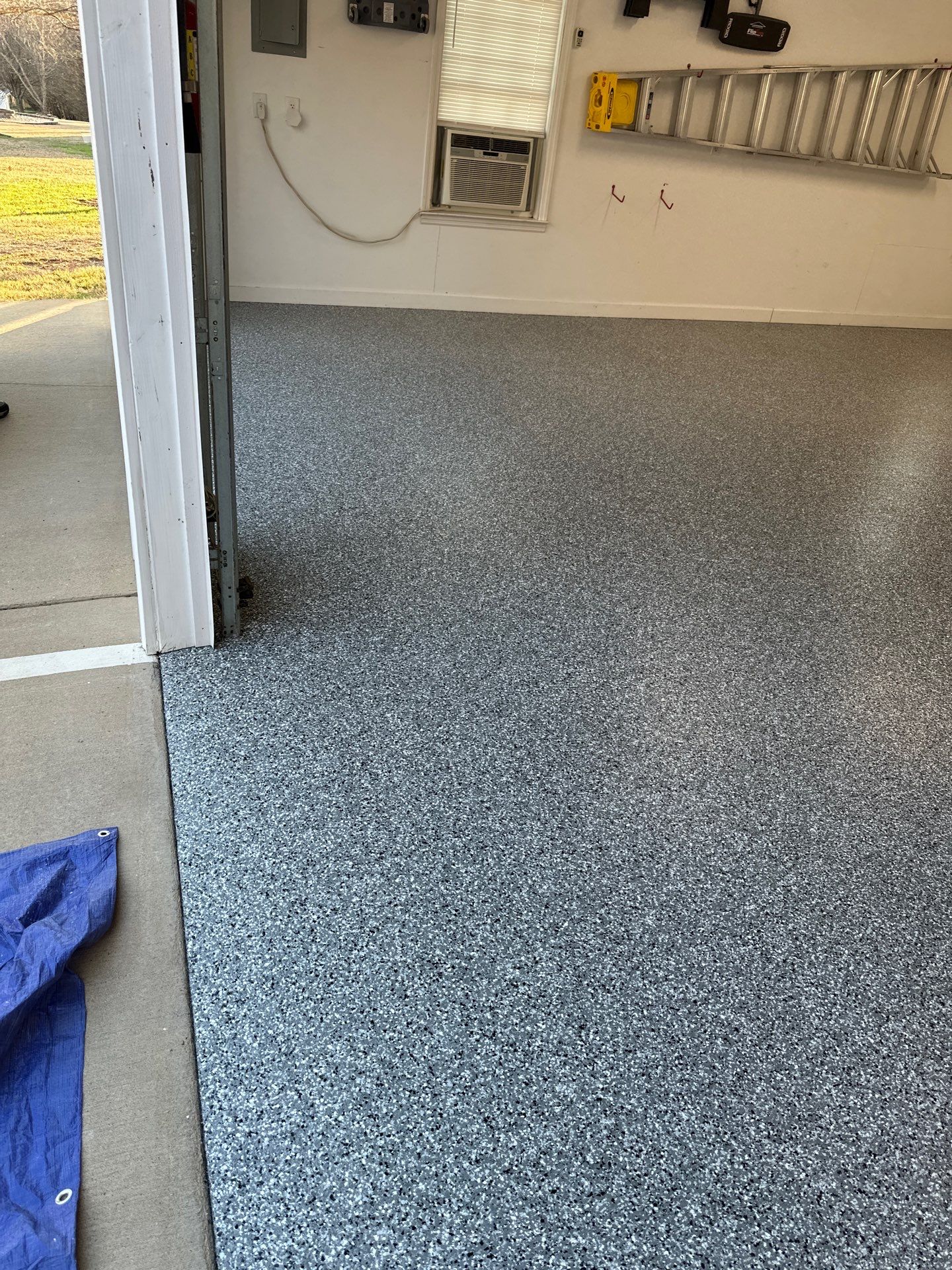 Garage Floor Coating using Wombat by My Garage Floor Guys