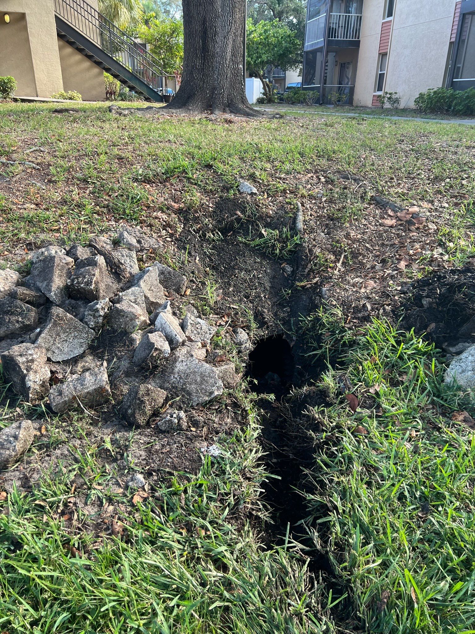 Apartment Complex Storm Water System Maintenance by APS Power & Water