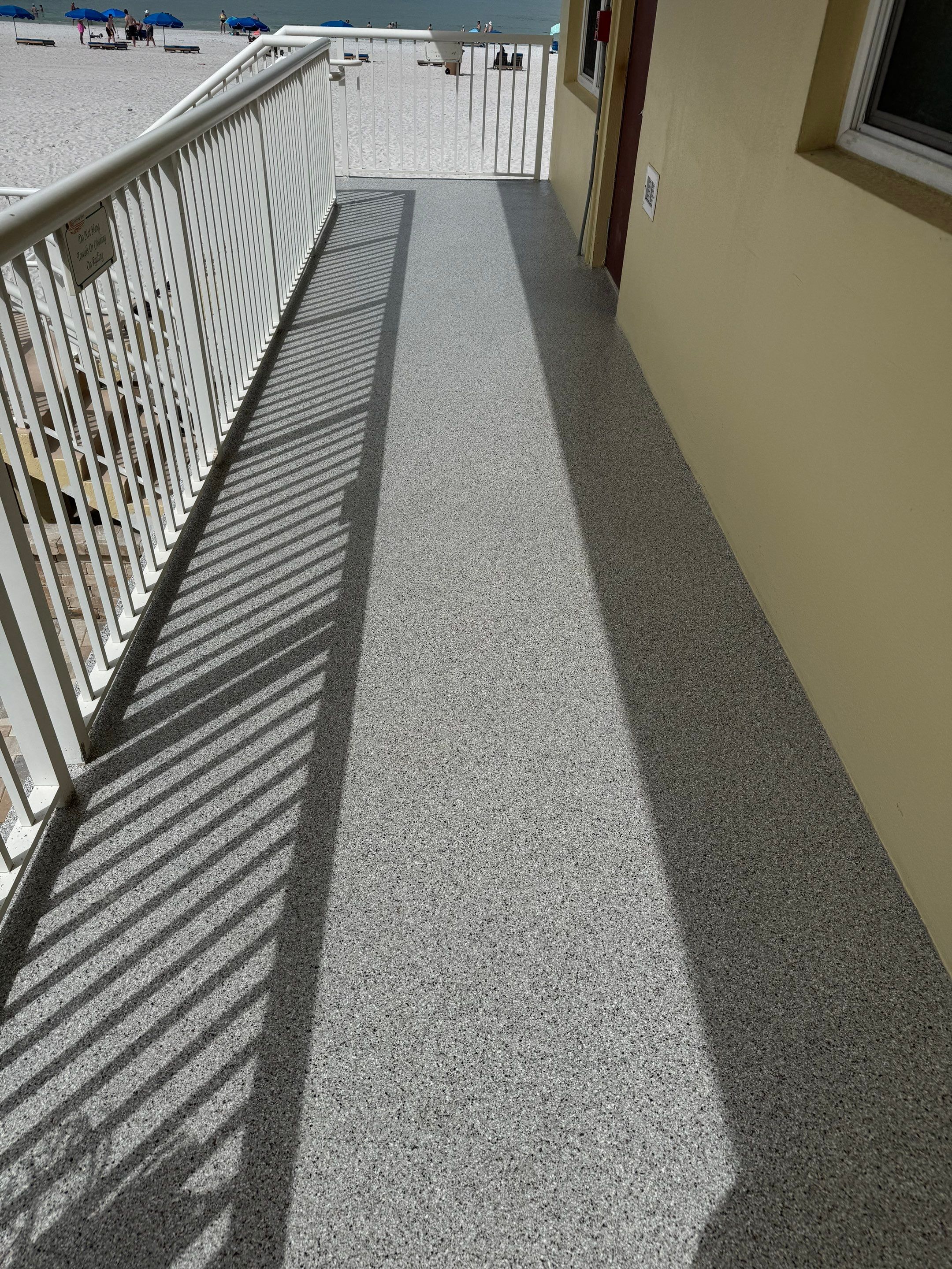 Patio Upgrade with Coyote Flake by Performance Floors & Coating