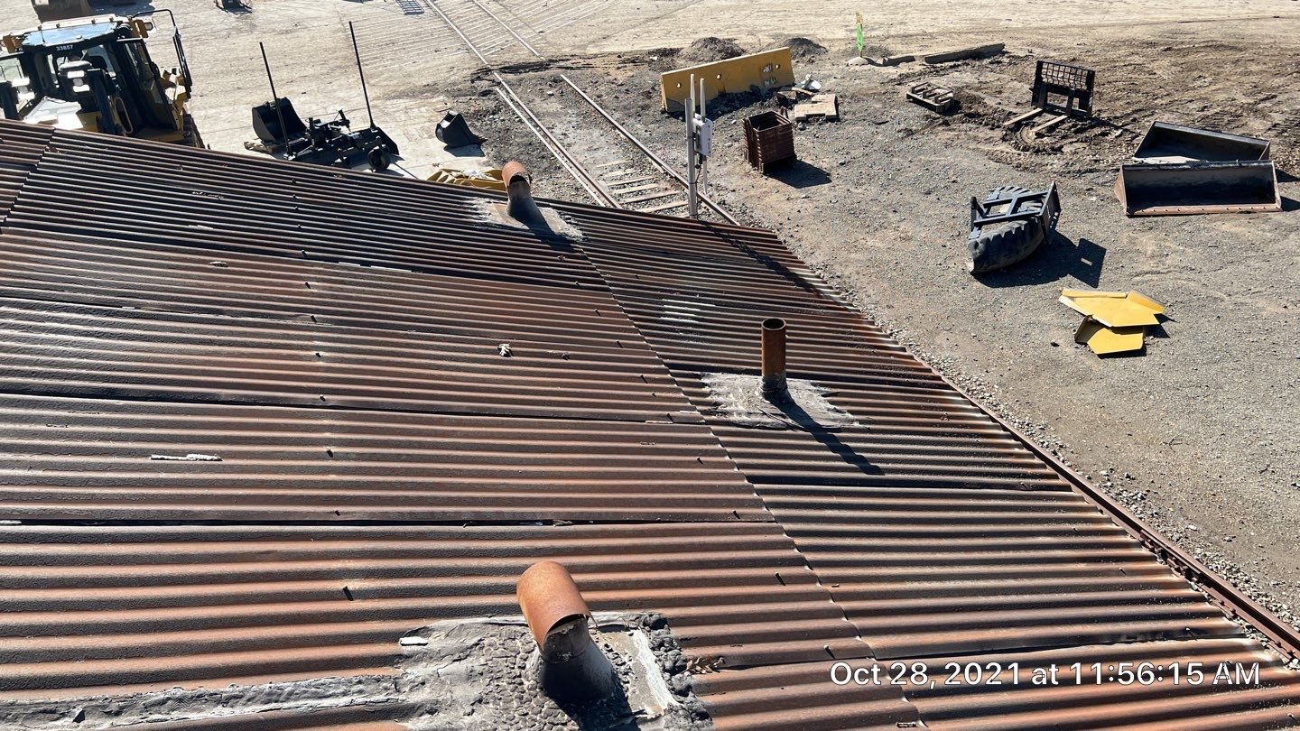 MR Roofing system using Conklin BenchPly system with PUMA top coat by Straight Edge Roofing Inc