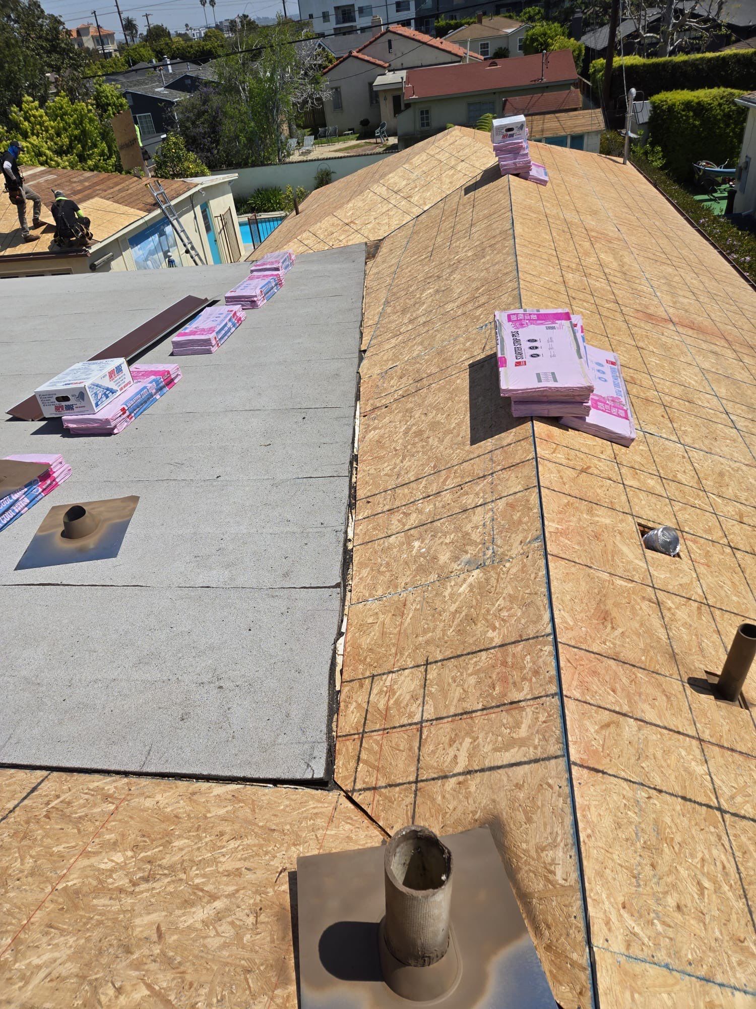 Residential Roofing Installation using Owens Corning Duration Cool Plus Shingles by Hull Brothers Roofing