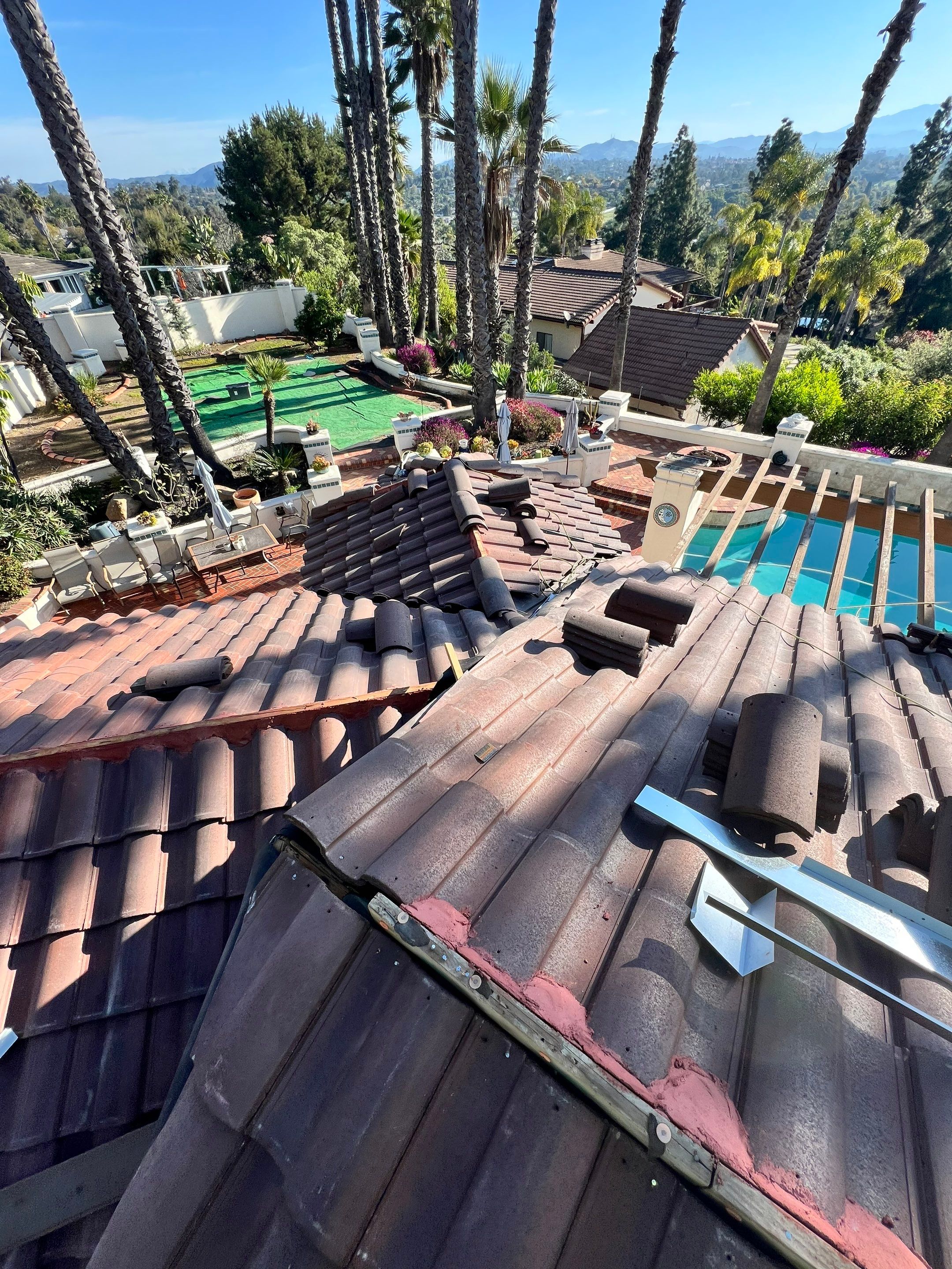 Eagle Capistrano Tile Roof Replacement in Fallbrook, California by Reliable Roofing San Diego Inc.