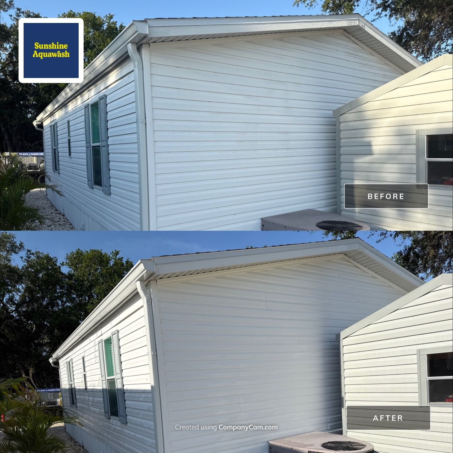 Mobile Home House Wash | Fisherman’s Cove RV Park | Terra Ceia, FL by Sunshine AquaWash