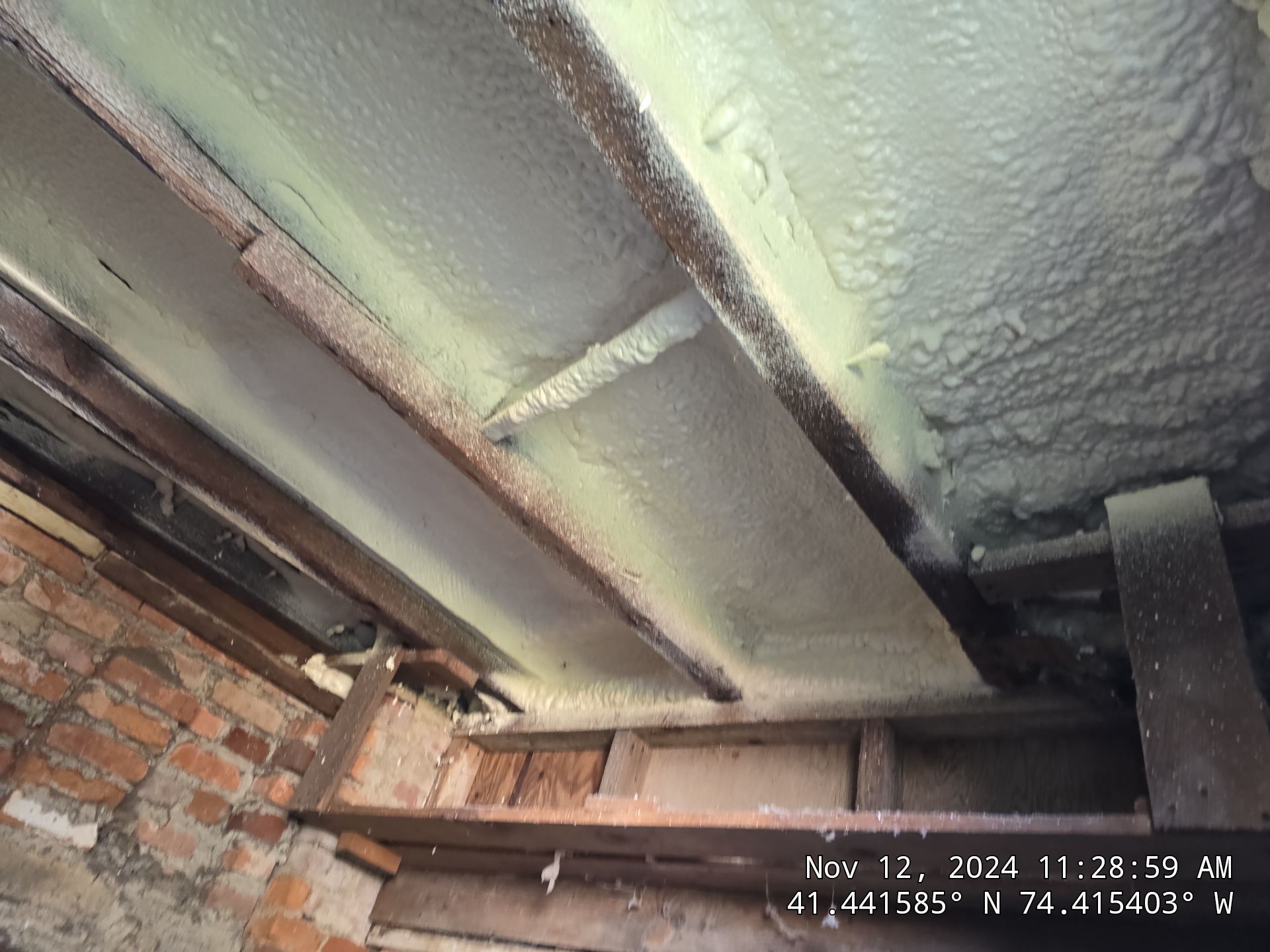 Attic Insulation using open cell spray foam by NYS Foam & Energy