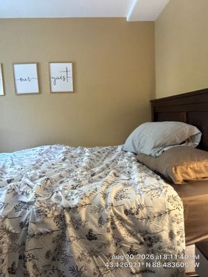 Interior Bedroom Renovation and New Door Installation in Oconomowoc