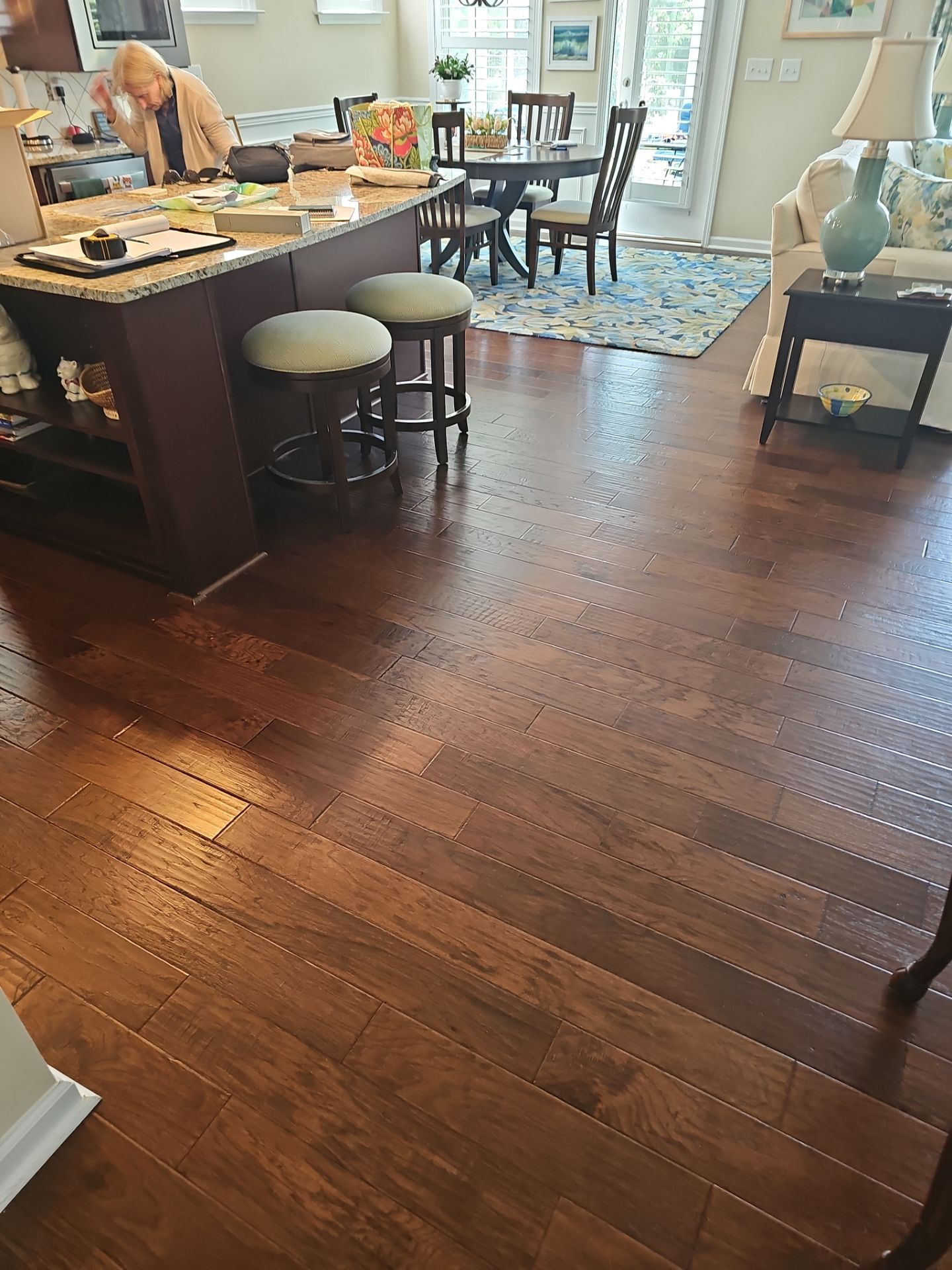 Luxury Vinyl Plank Flooring Installation and Interior Refresh in Durham by Billy Weatherspoon Contractor