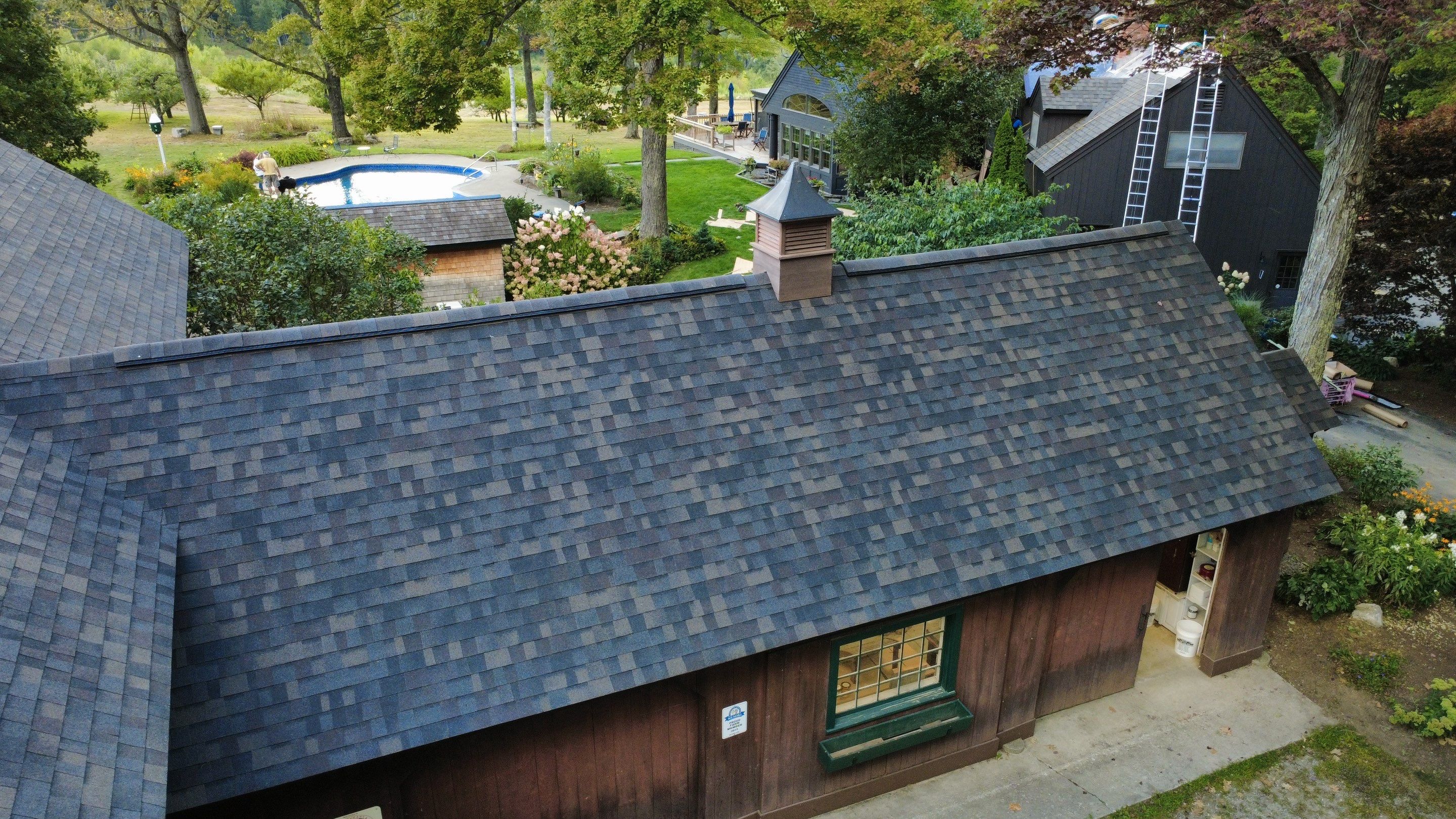 Garage & Barn Roof Replacement in Greenfield, NH | Owens Corning Shingles by Adam Vaillancourt Roofing LLC