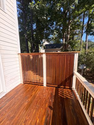 Deck using Wood Sealant