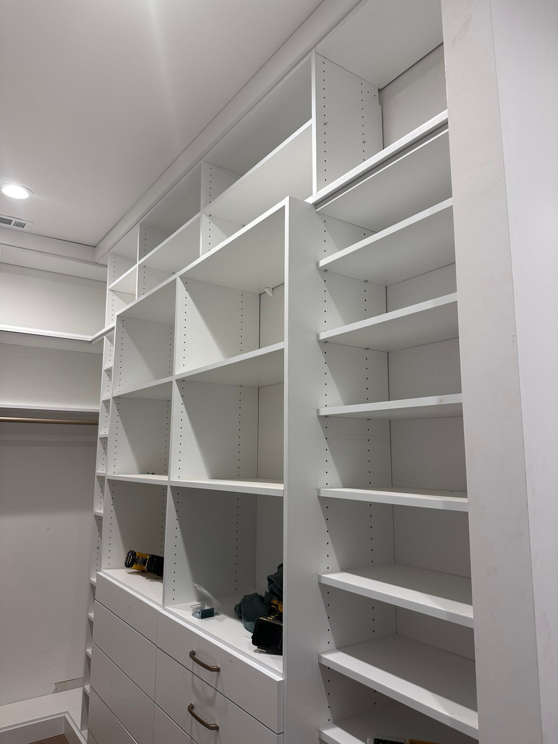 Closet Project in Woodstock by Atlanta Design Group