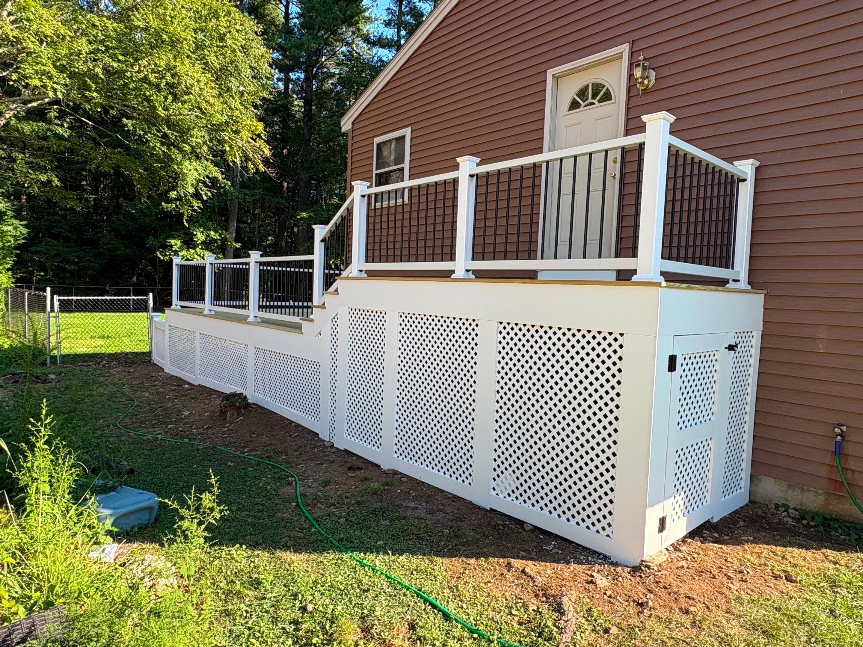 Custom Pressure-Treated Deck and Accessible Ramp Installation in York by Sensible Home Solutions