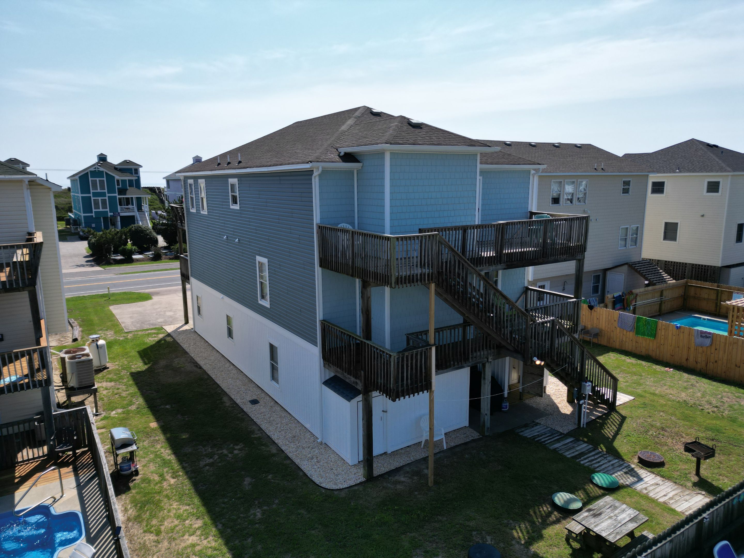 From Bland to Blue by Gallop Roofing & Remodeling, Inc.