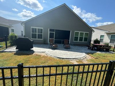 Custom Gray Stone Paver Patio Installation in Bluffton