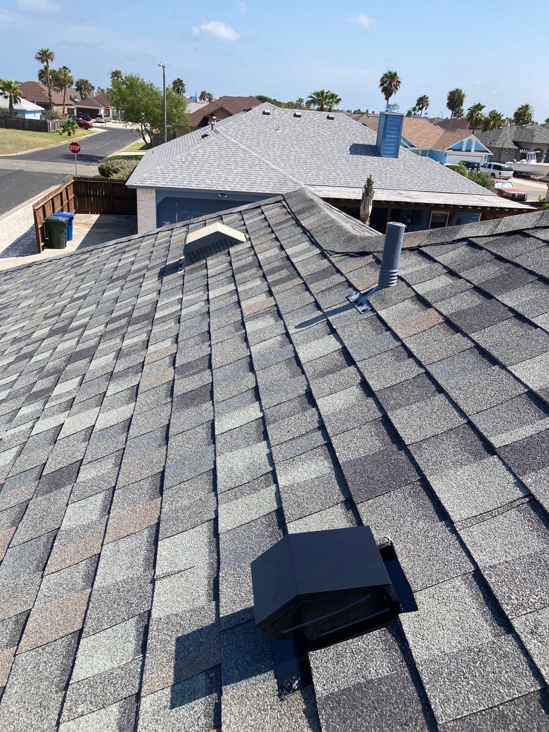 Chimney Cap & Chase Replacement using Custom Fabricated Stainless Steel by Lighthouse Roofing