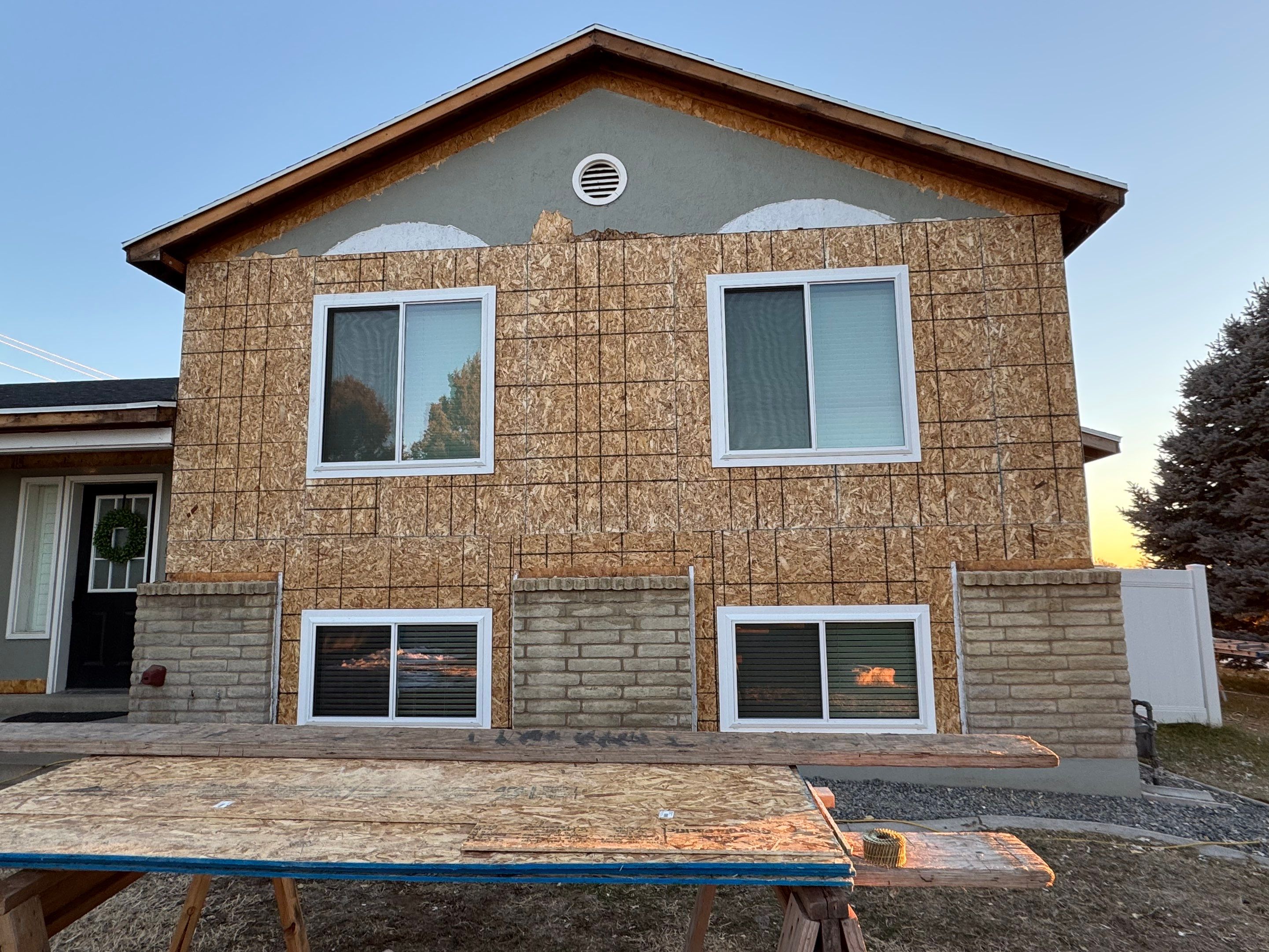 Ogden | Thermal Hardie Upgrade with Mixed Profiles | Pearl Gray by Ideal Siding Utah
