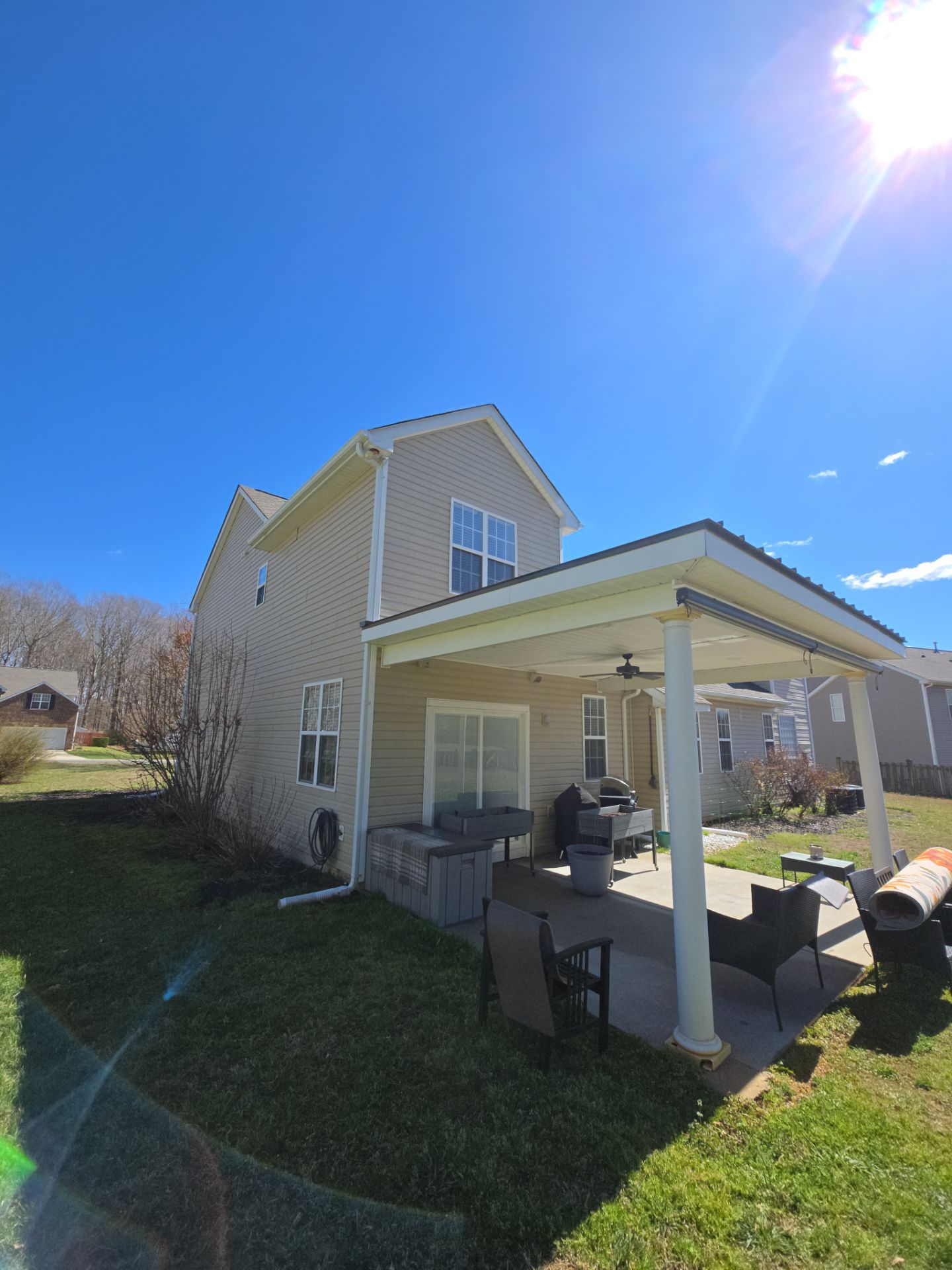 House Wash using cleaner by Power Wash Masters LLC