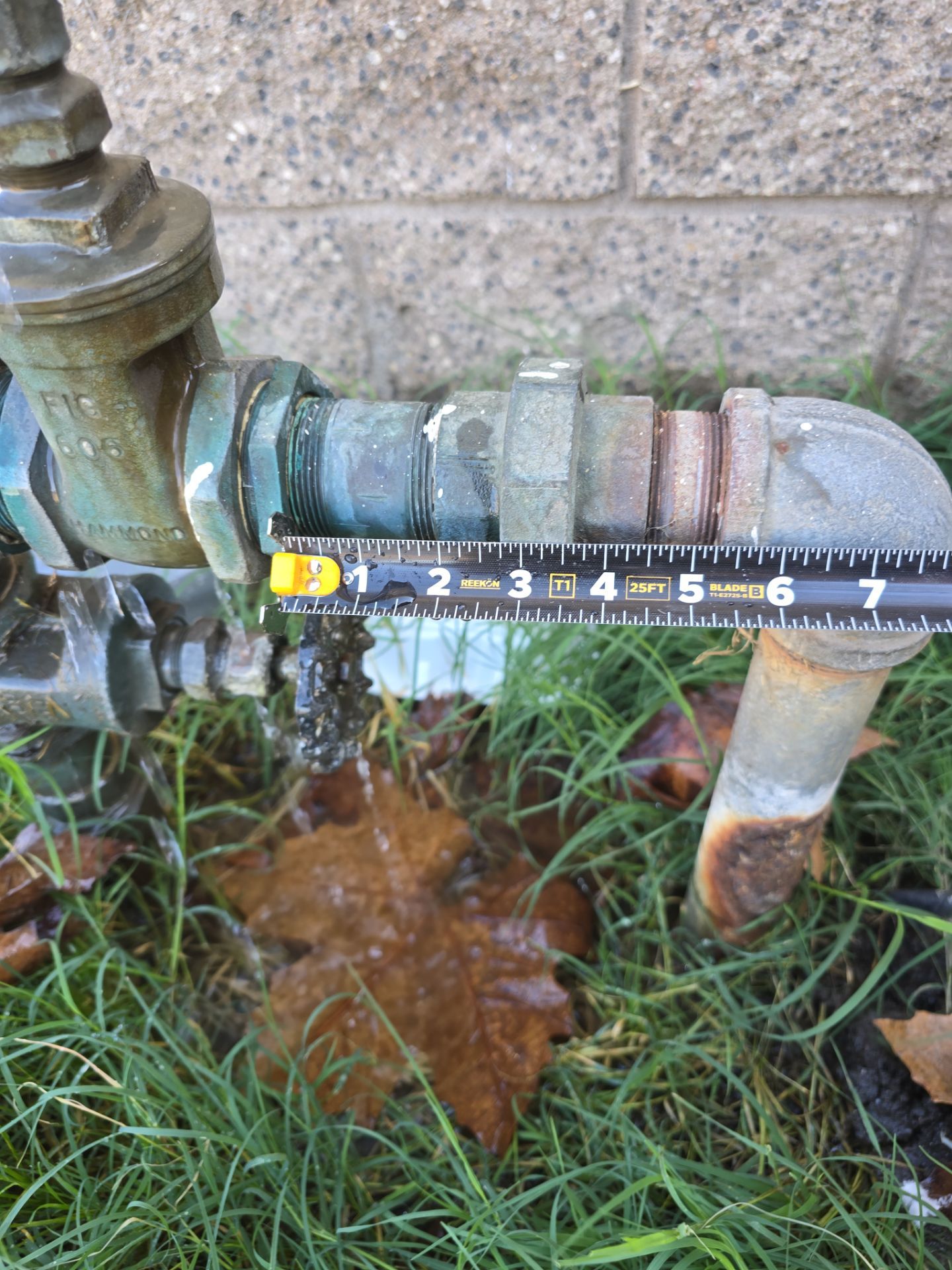 Outdoor Leaking Water Valve Repair by Us Plumbing