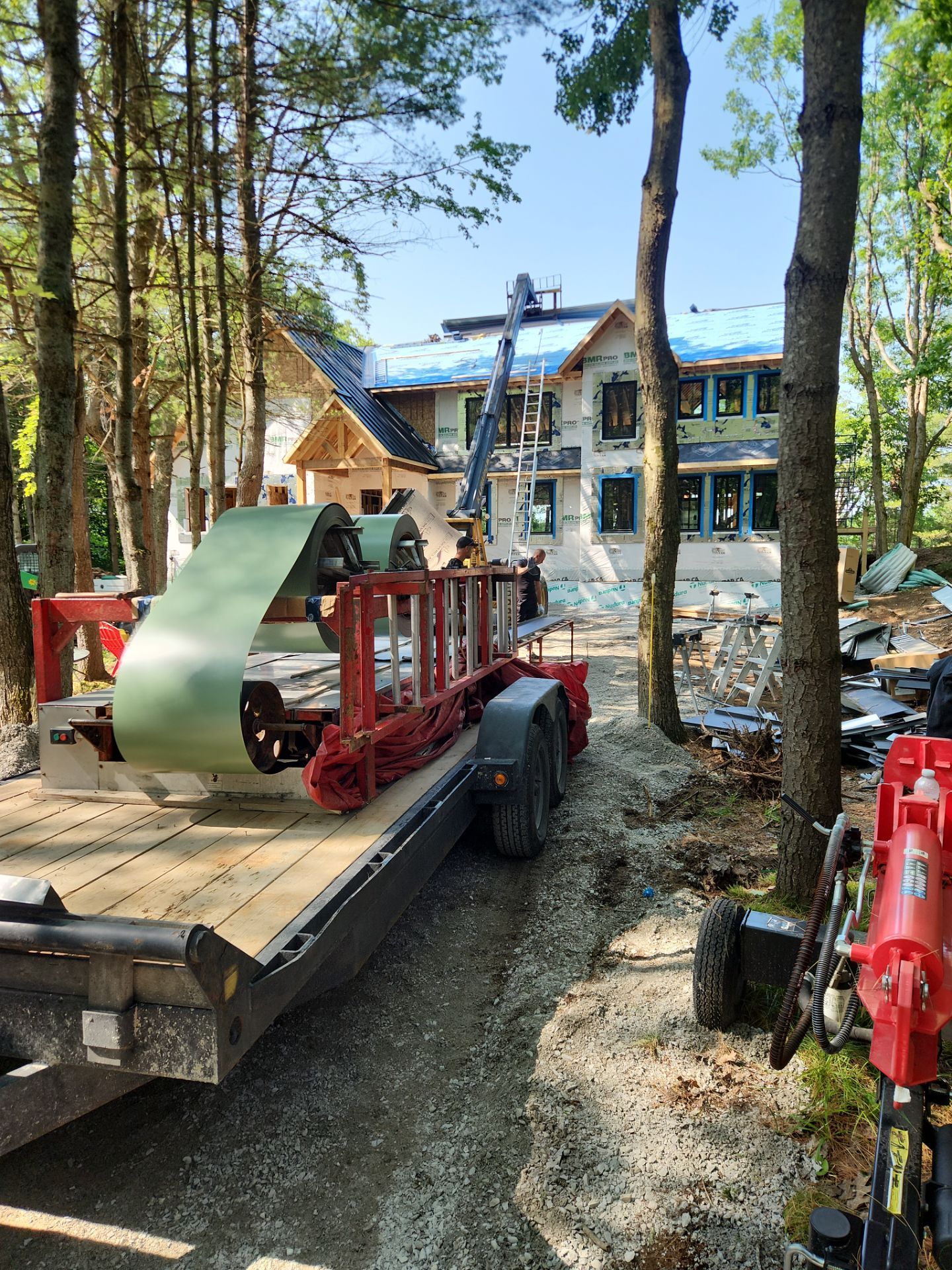 Custom Home Roofing – Matte Black Standing Seam by Jay Carter Roofing & Sheet Metal