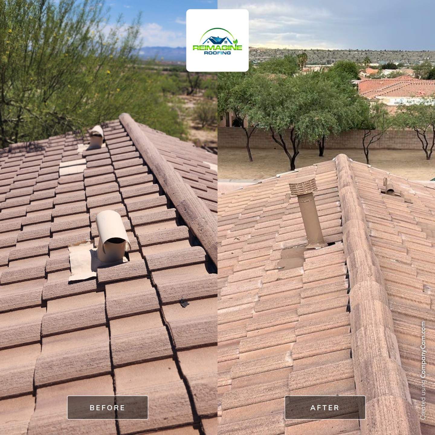 Desert Sand Concrete Tile by Reimagine Roofing