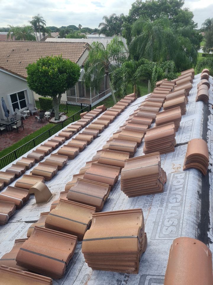 Residential Roofing Installation using Eagle Roofing Tile by BLUES BROTHERS ROOFING