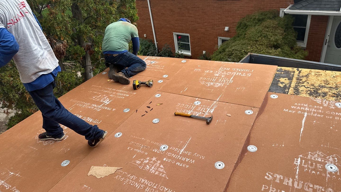 Roof Replacement using Owens Corning Colonial Slate by 180 Contractors