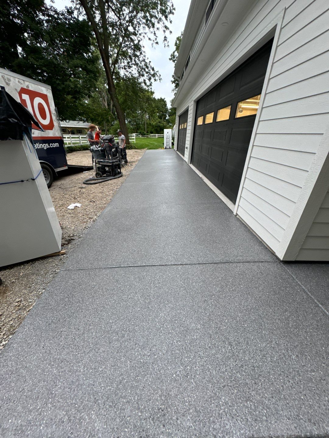 Lanai Grey Concrete Coating by Level 10 Coatings