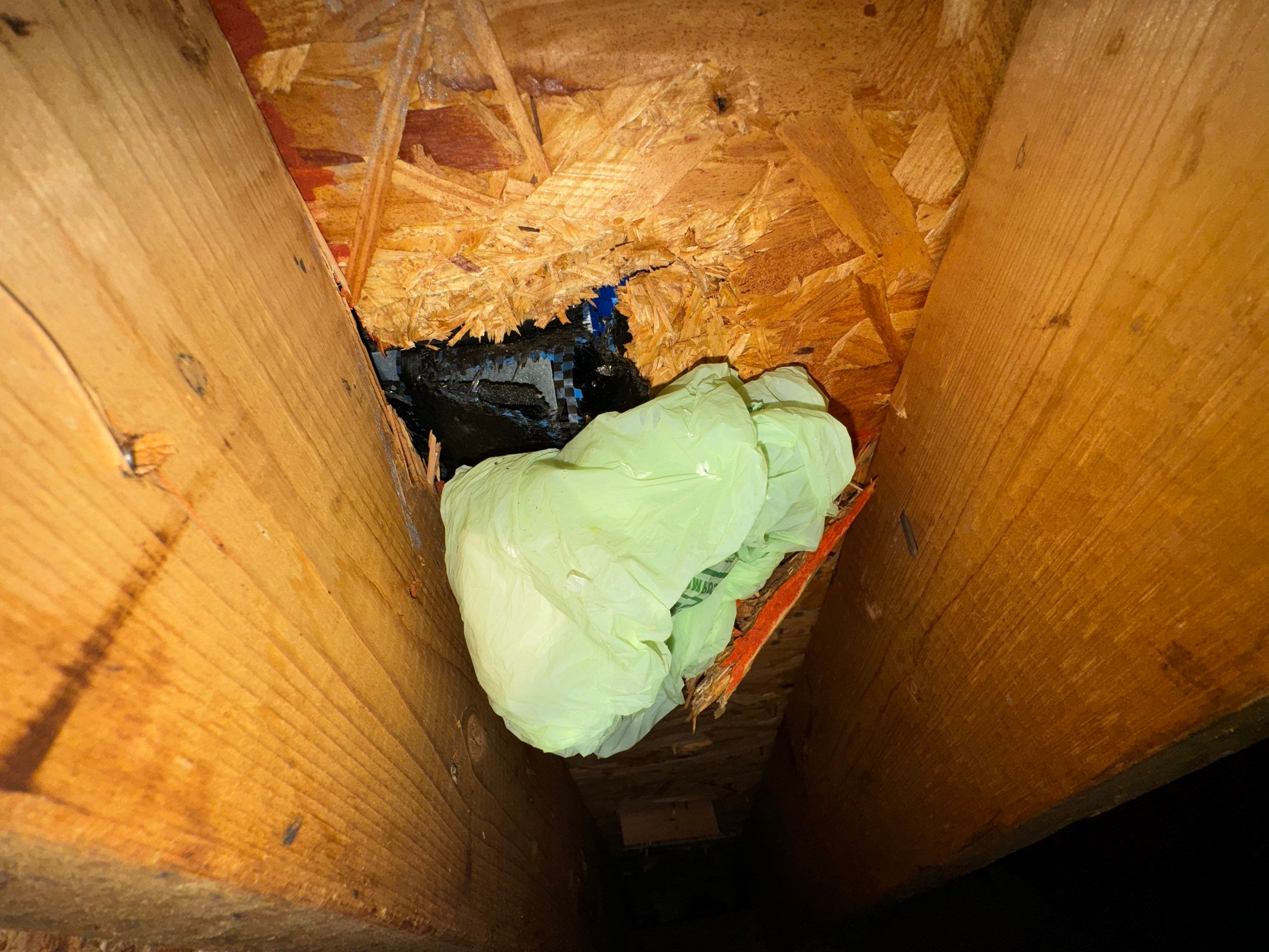 Water Damage Repair due to roof leak by Baxter Professional LLC