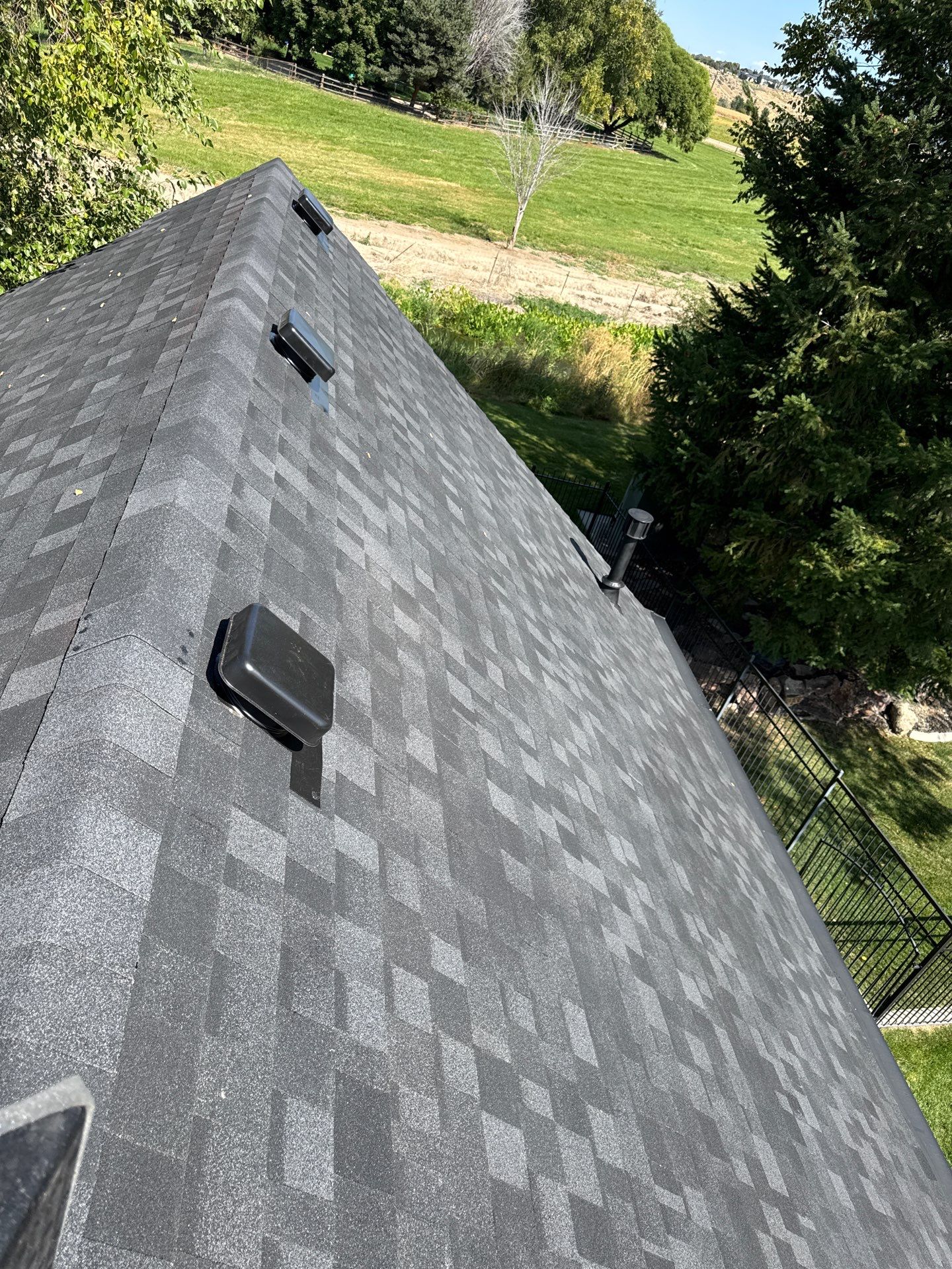Middleton Residential Roof Replacement with Dark Grey Architectural Shingles by Olive Roofing