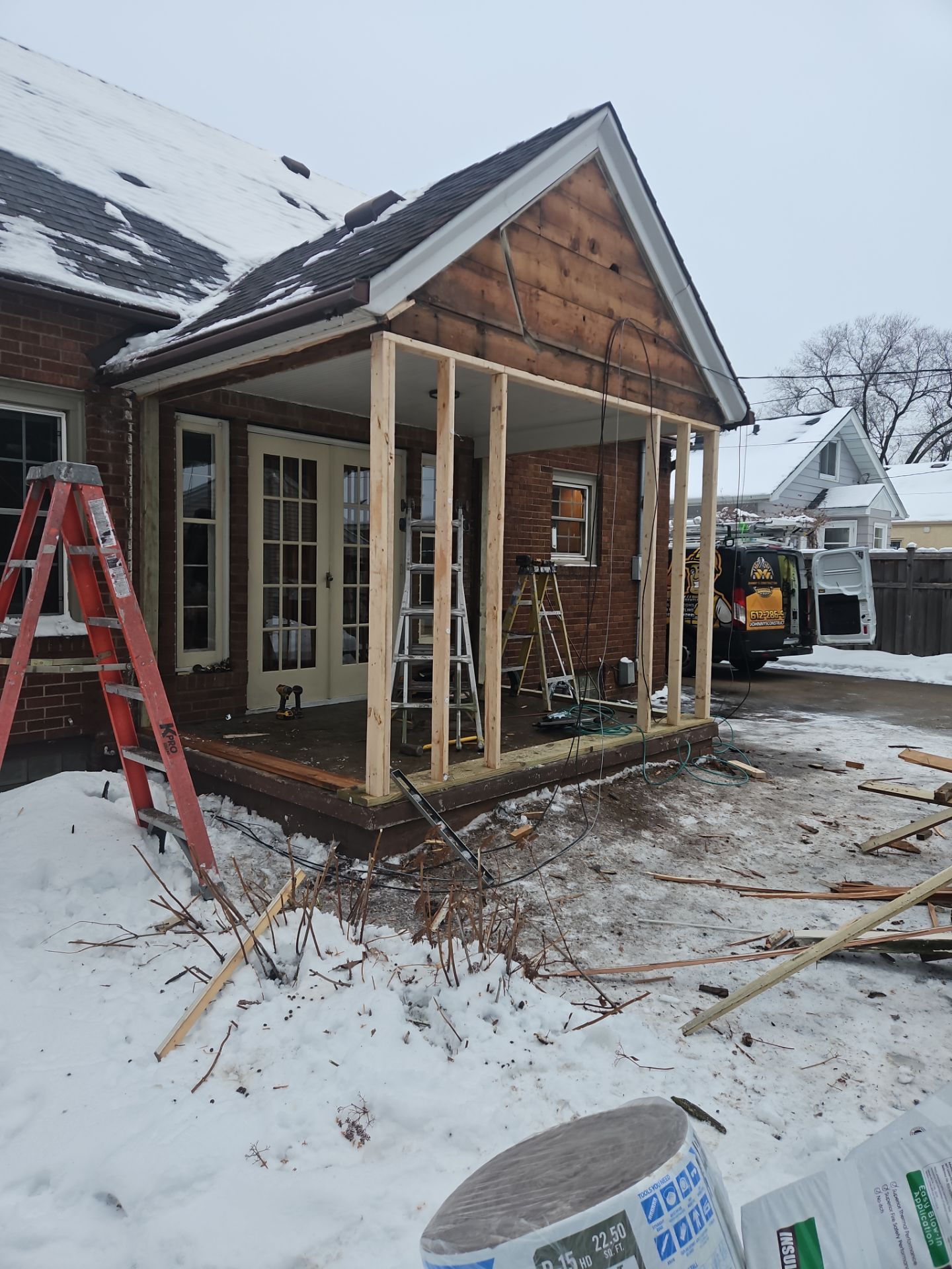 Three-Season Porch Renovation – Complete Structural Transformation by Johnny Five Construction 