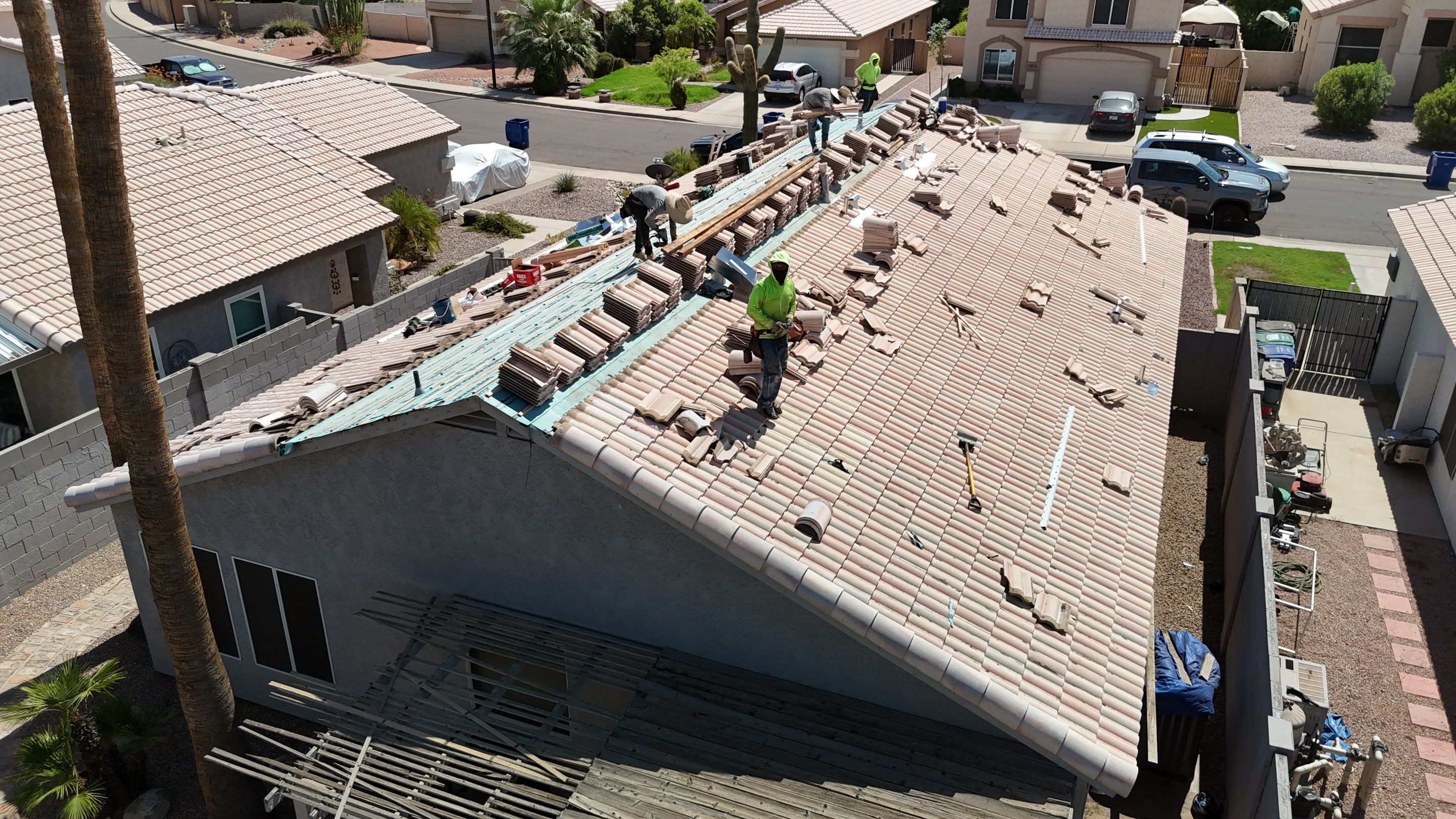 Project in Mesa, AZ by Saint Roofing