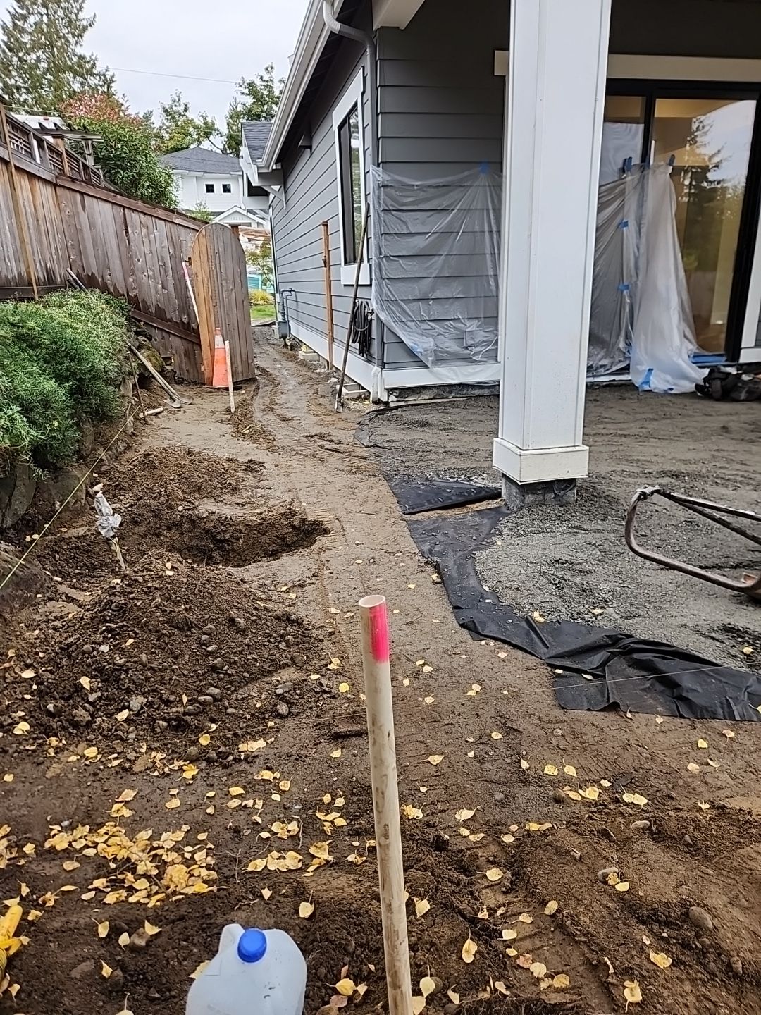 Hardscaping Back Patio Landscape Project  by Jireh Asphalt & Concrete Inc 